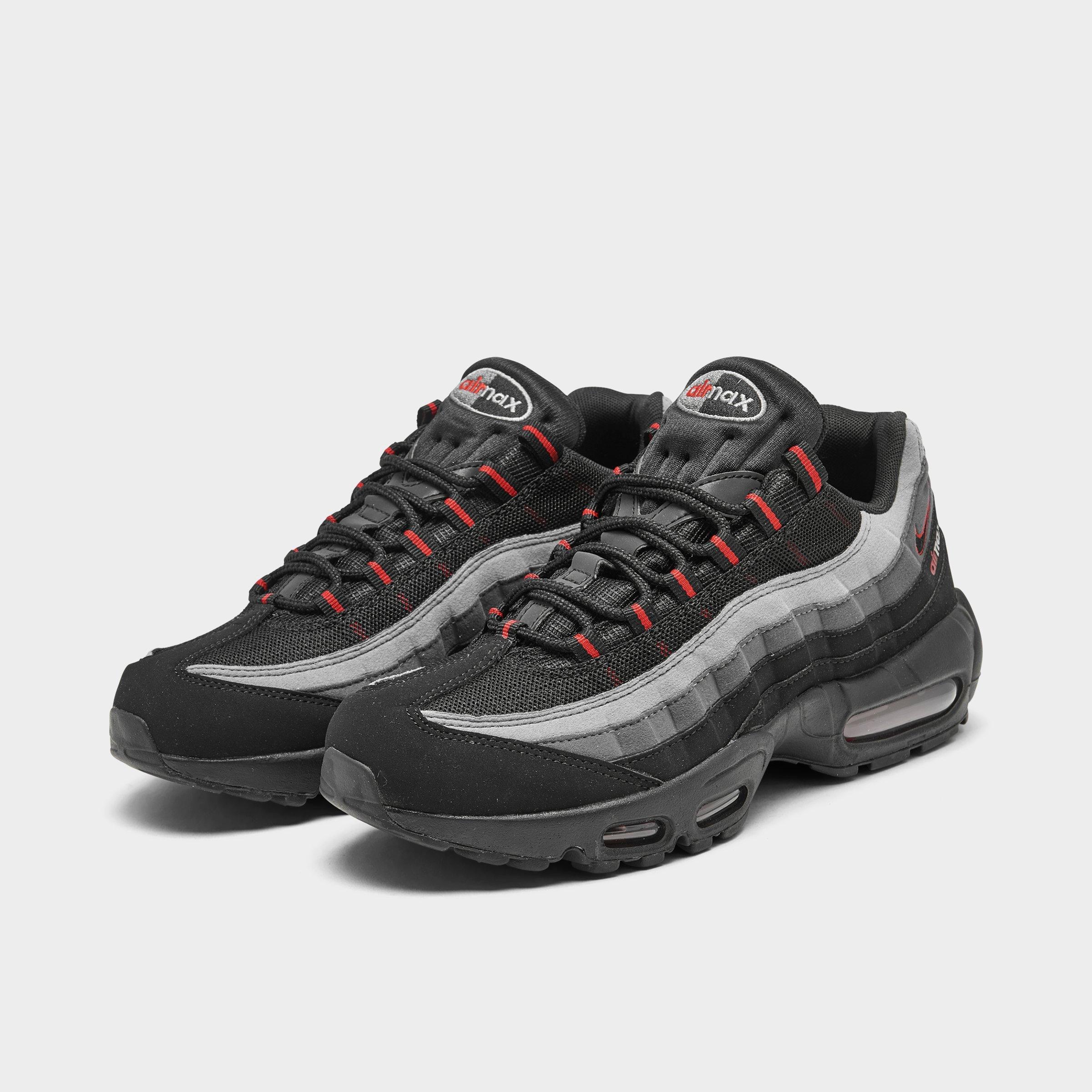 nike air max 95 grey and red