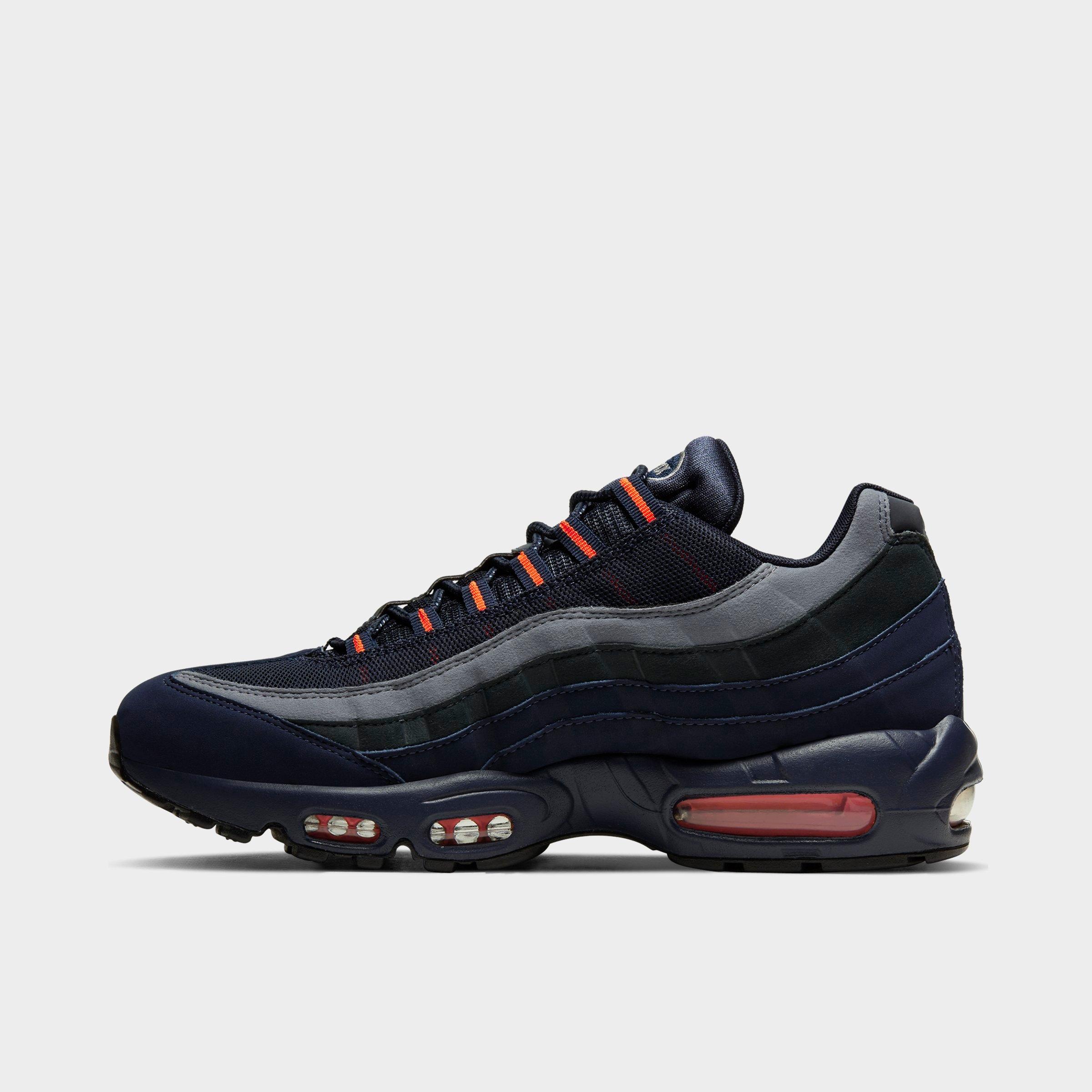 orange black air max 95