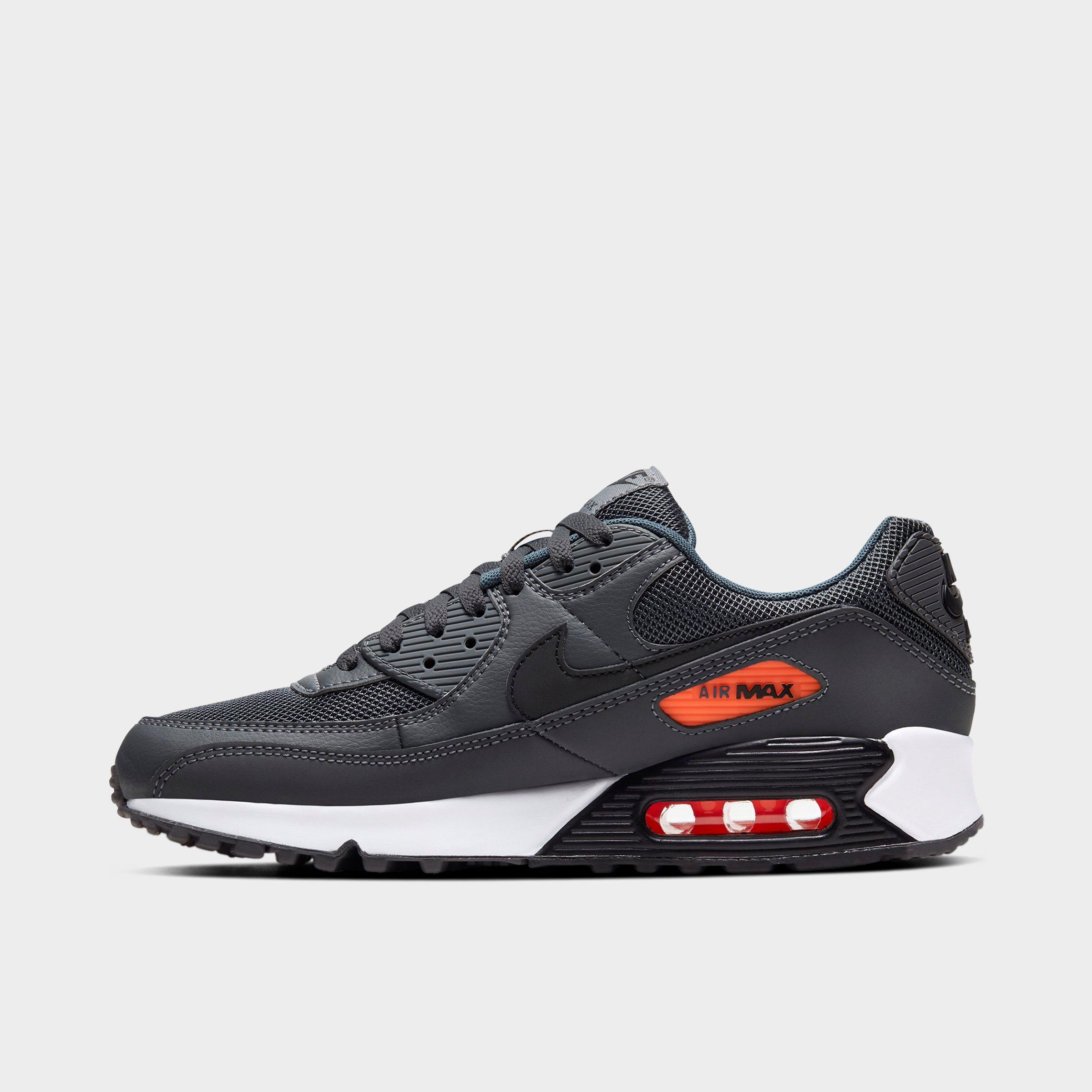 air max 90 orange and grey