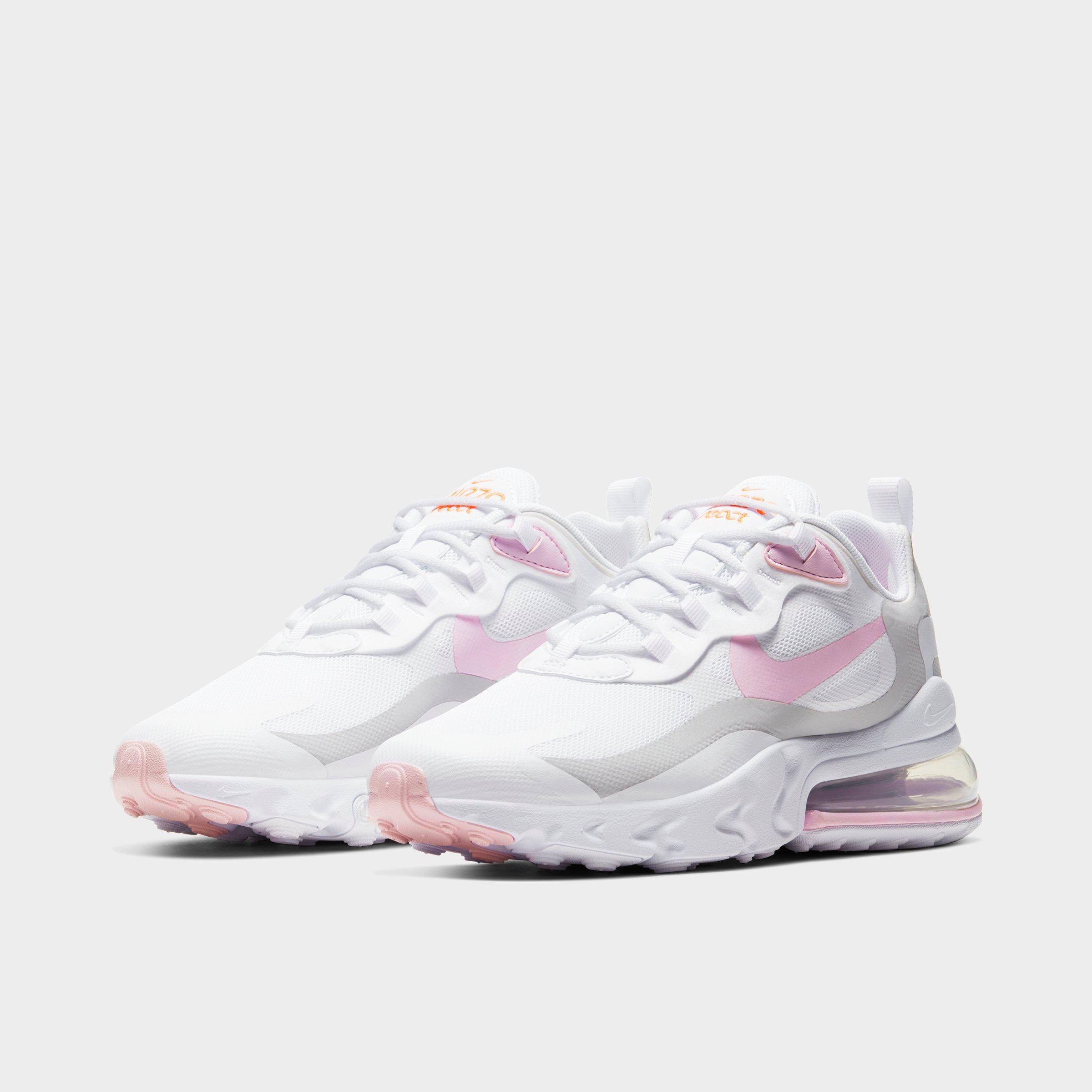 nike air max 270 react white pink