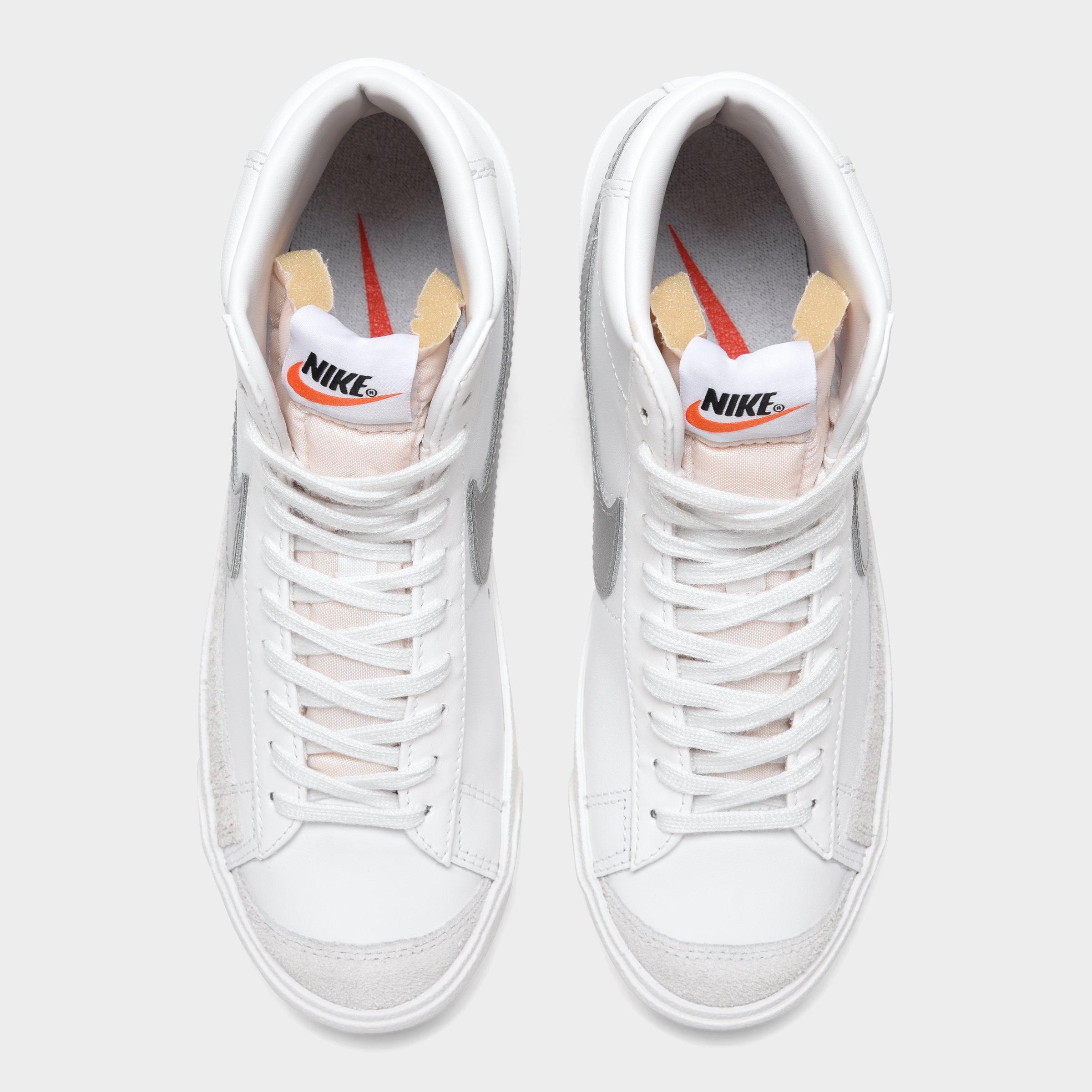 women's nike blazer mid metallic casual shoes