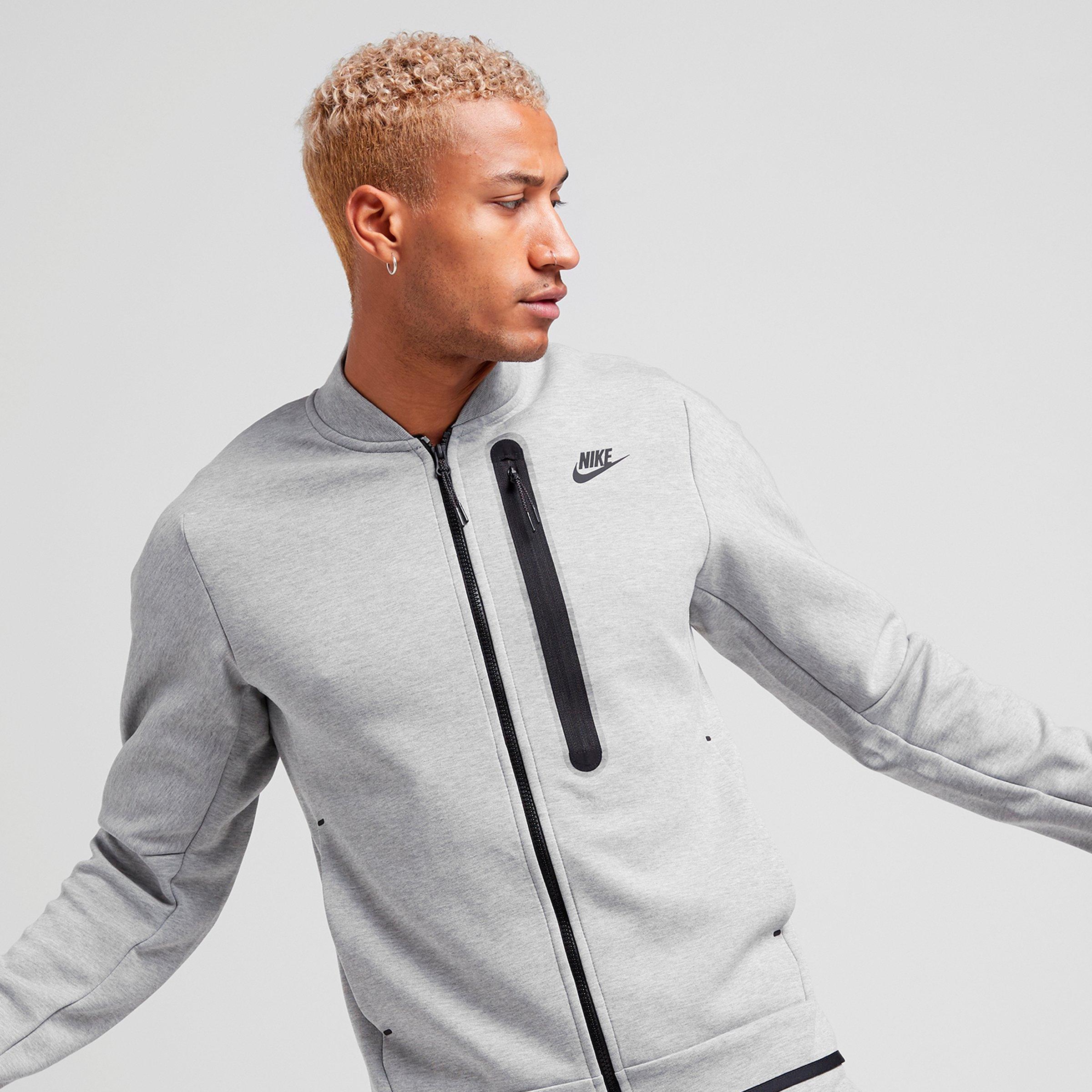 nike men's sportswear fleece bomber