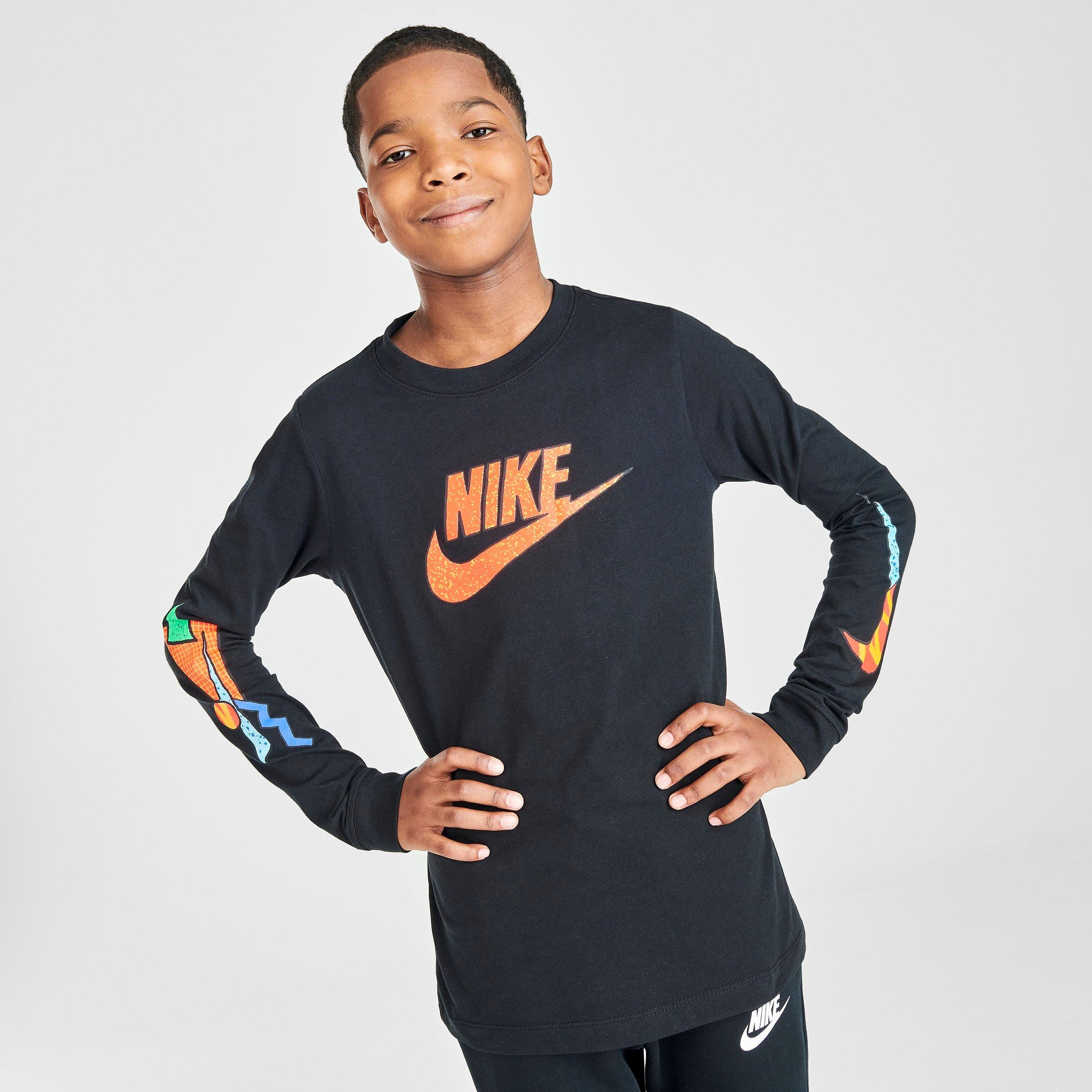 Boys' Nike Futura Throwback Long-Sleeve 