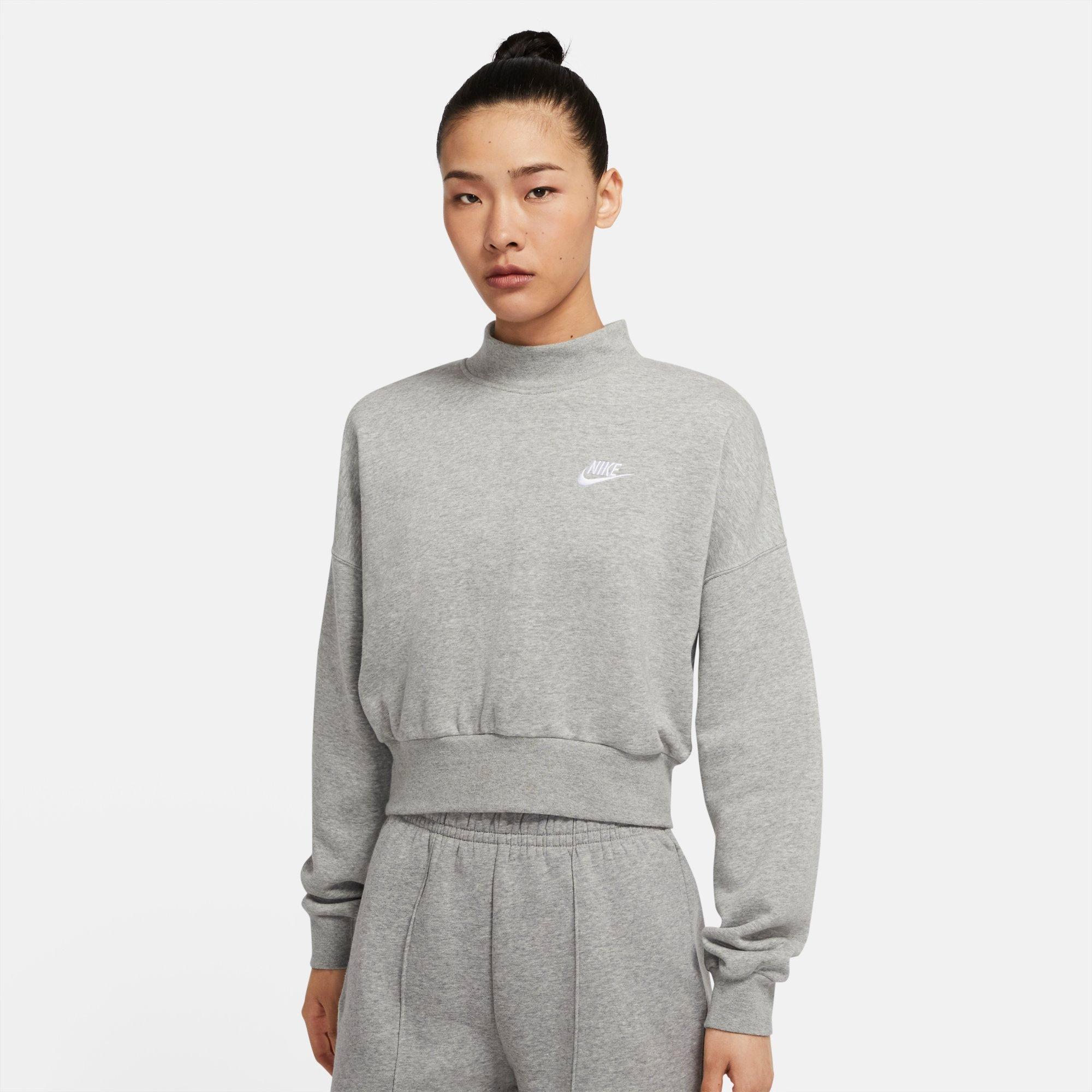 nike mock neck hoodie