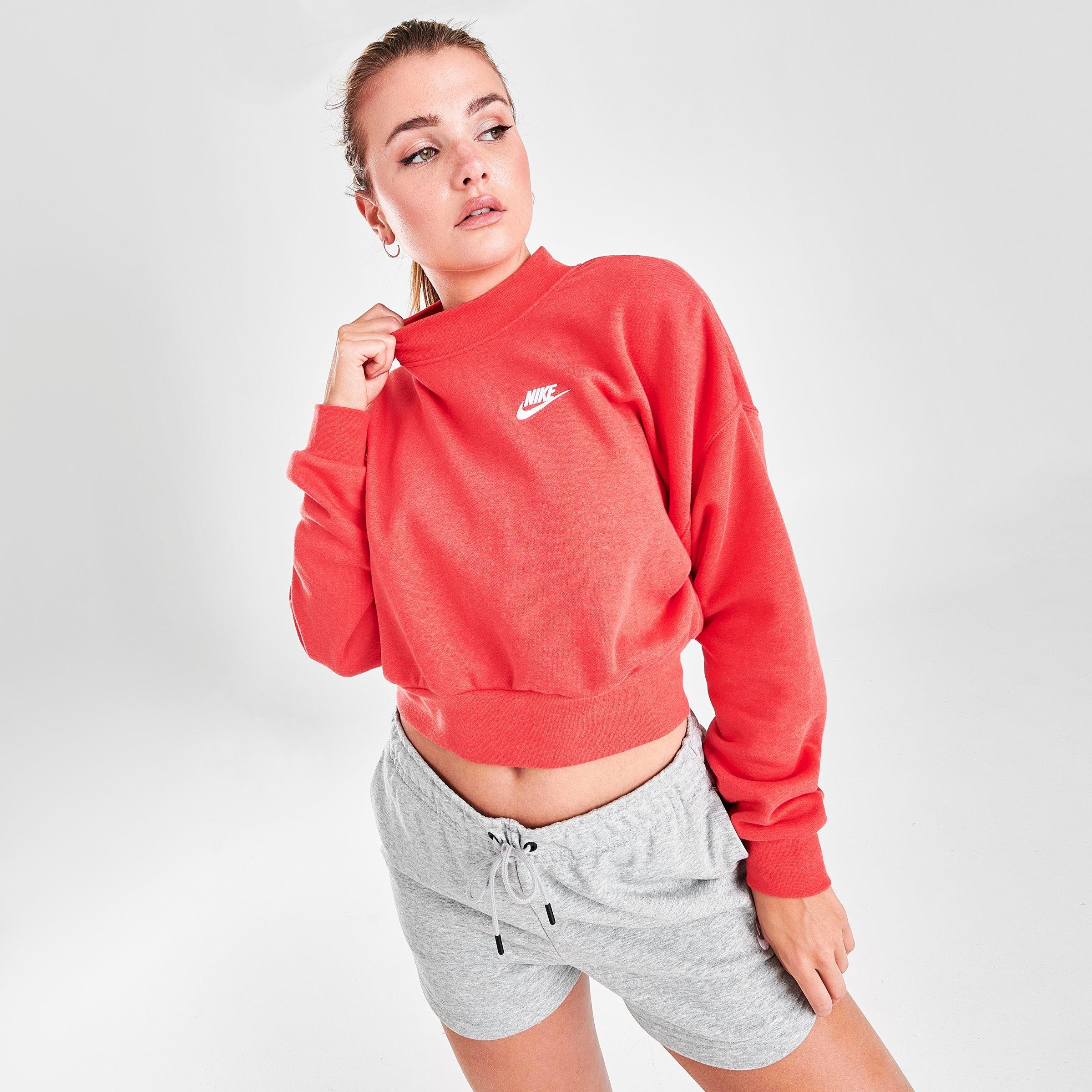 nike mock neck sweatshirt