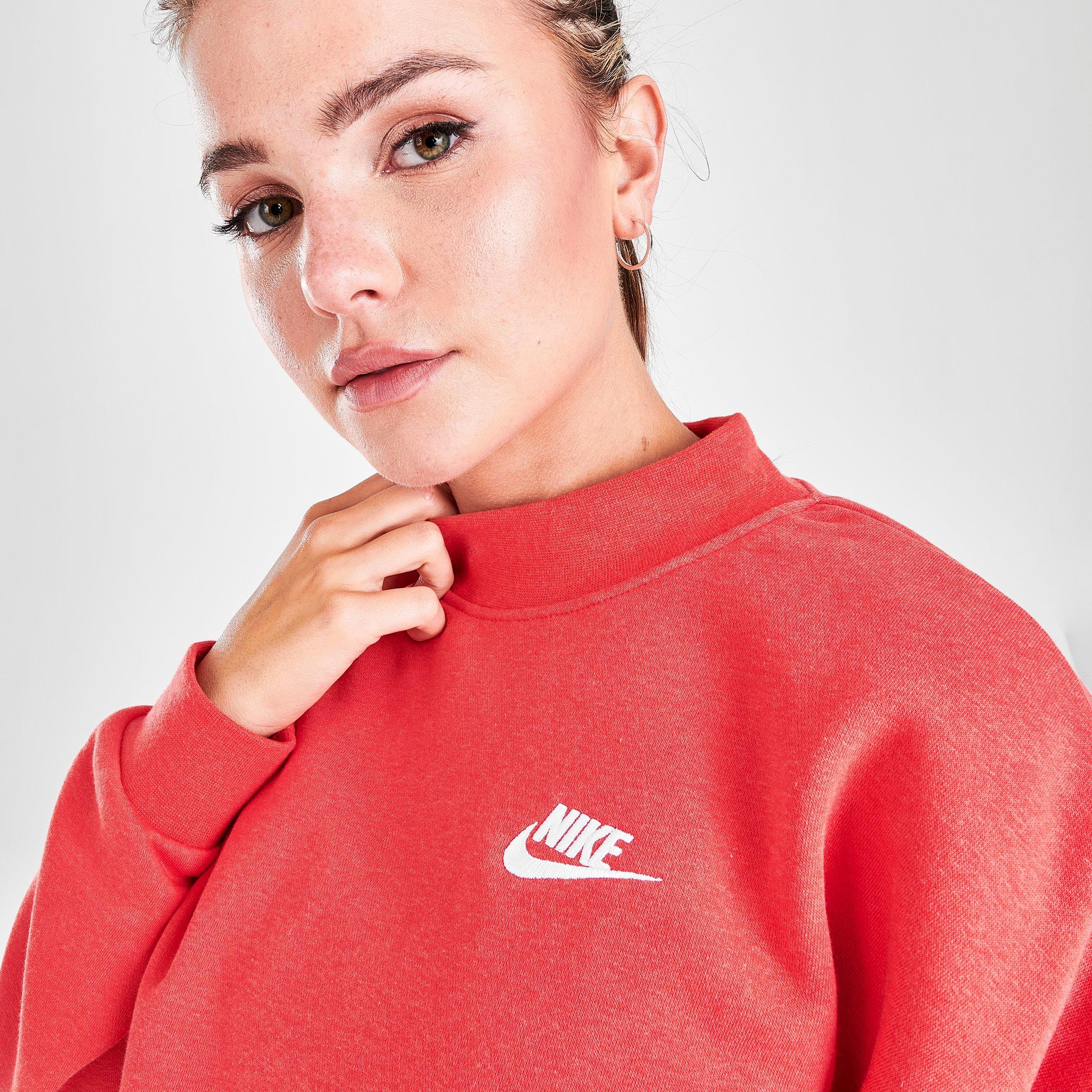 nike mock neck sweater