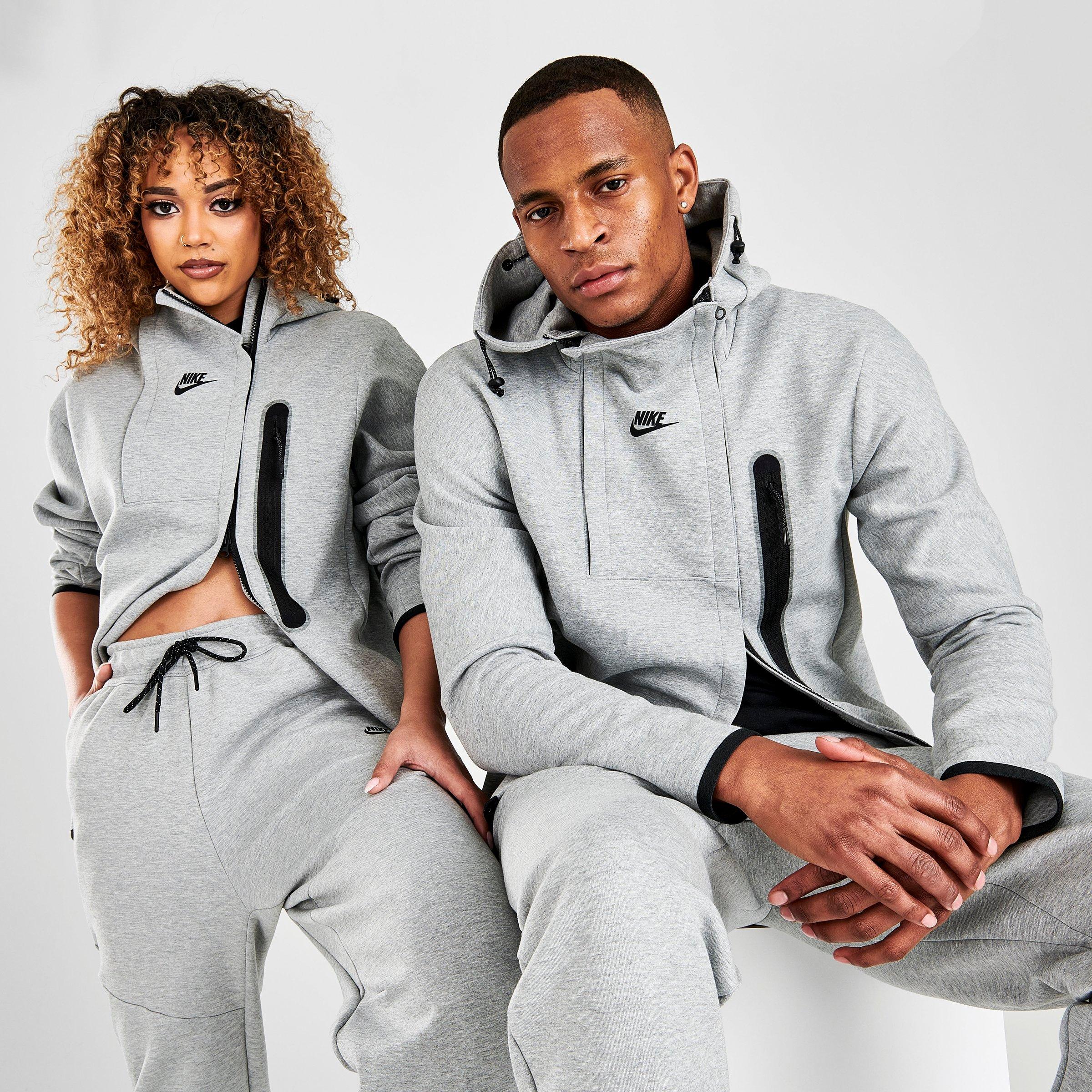 nike grey fleece jacket