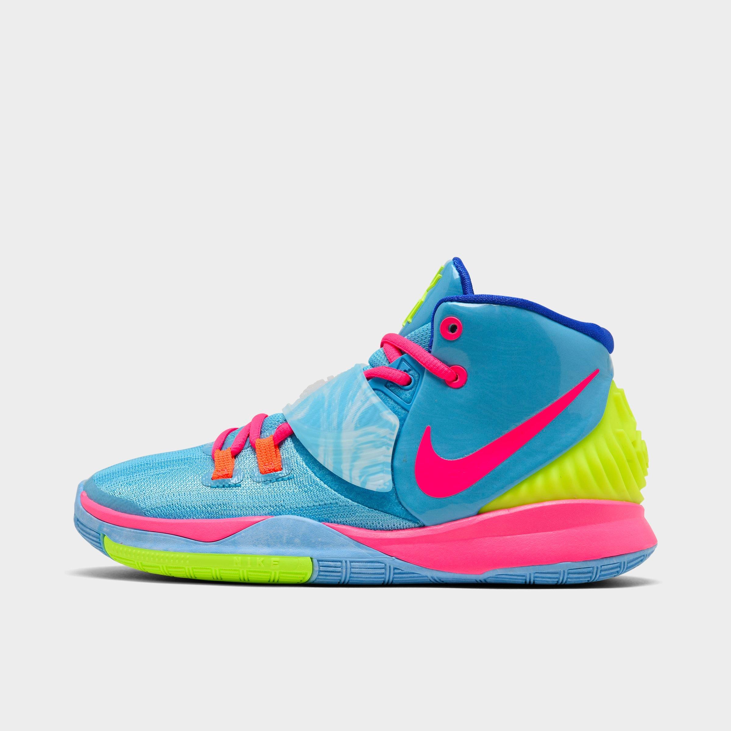 kids pink basketball shoes