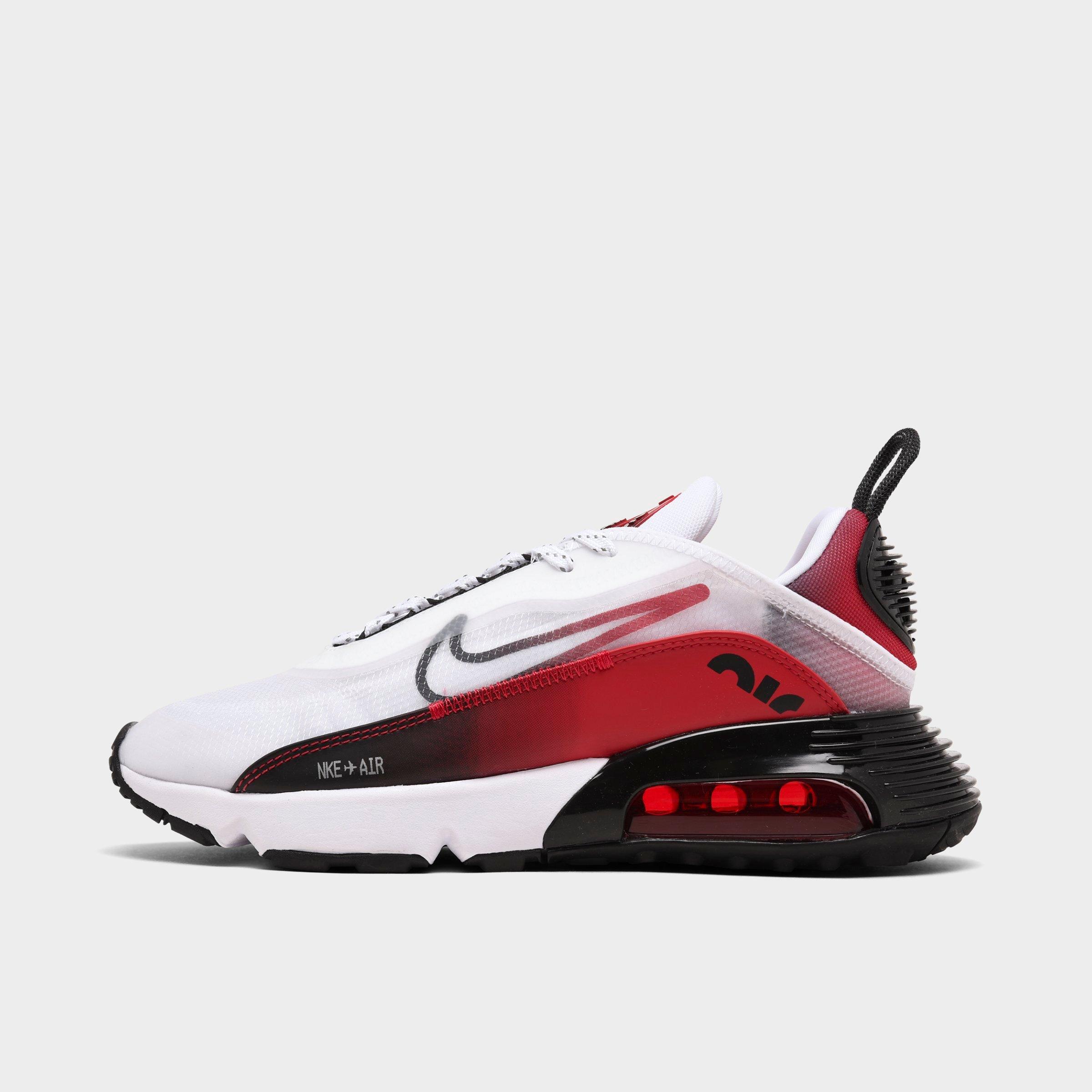 nike air max red black and white