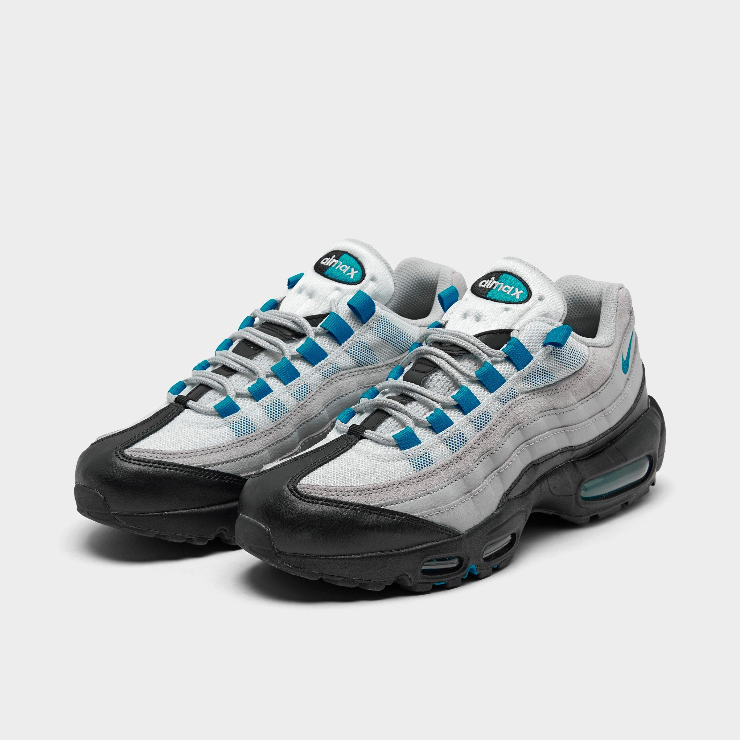 grey and white air max 95