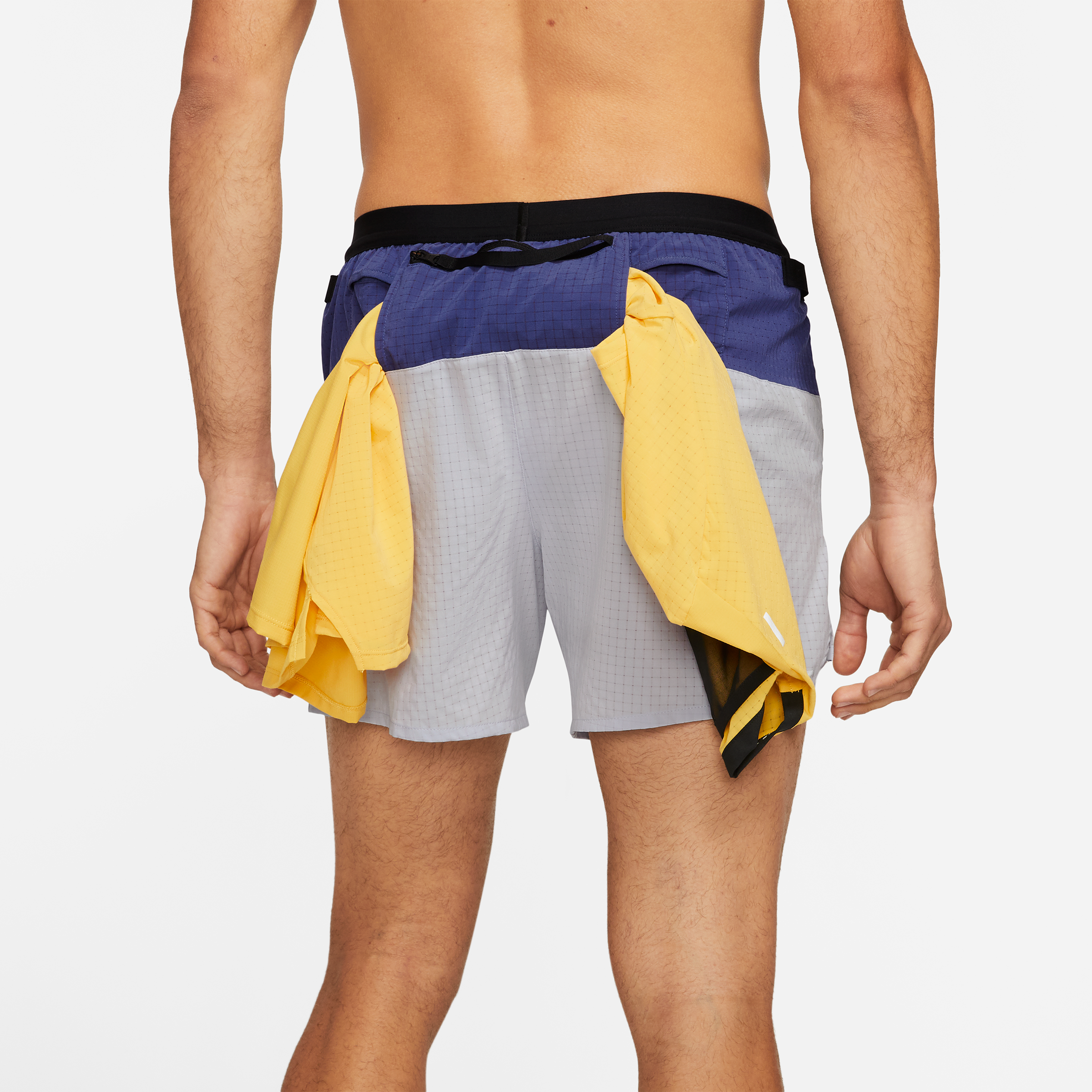 nike trail shorts yellow