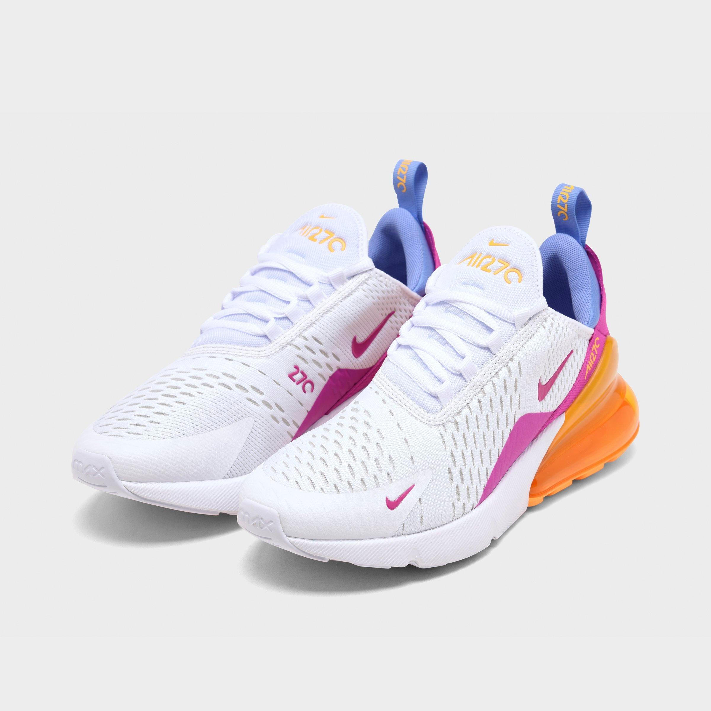 nike air max 270 womens pink and white
