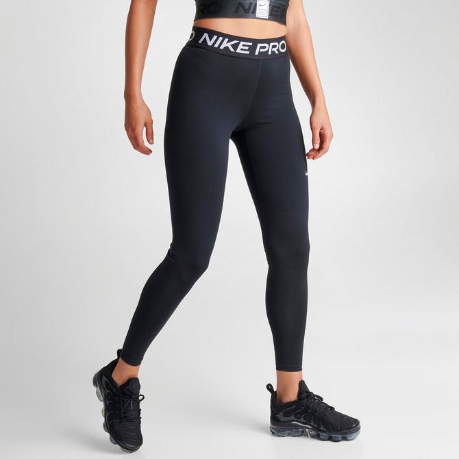 Nike Pro Training Cross Over Leggings In Black, ASOS