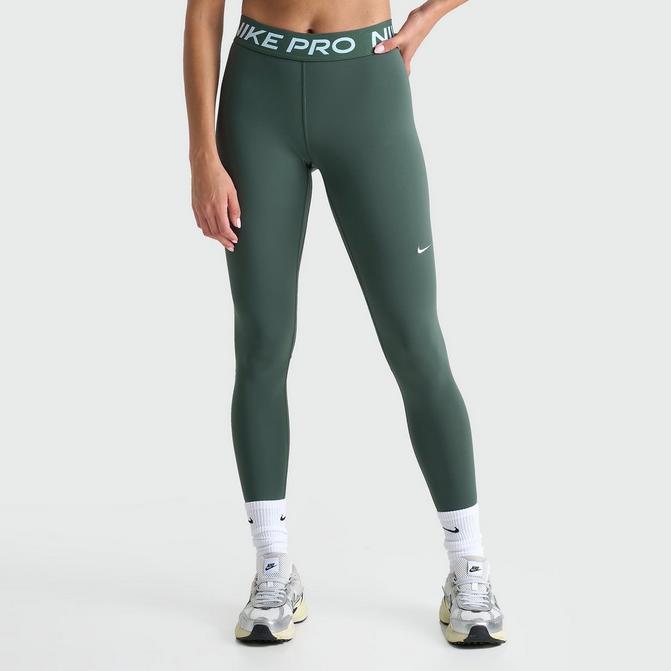 Nike Pro Women s Mid Rise Mesh Paneled Leggings