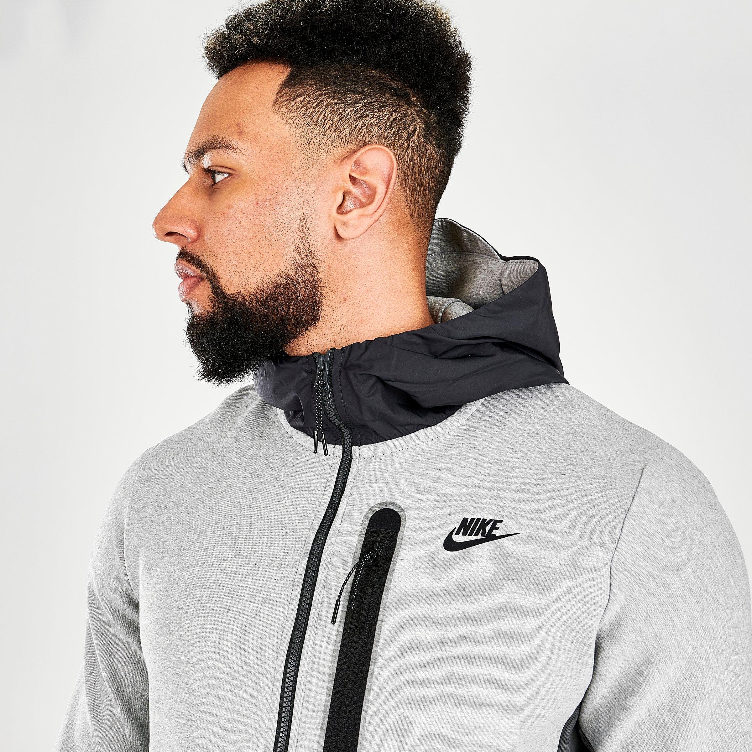 dark grey heather tech fleece