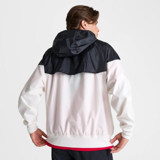 Nike Sportswear Windrunner Big Kids' (Boys') Jacket Standard Medium  Black/White/Grey