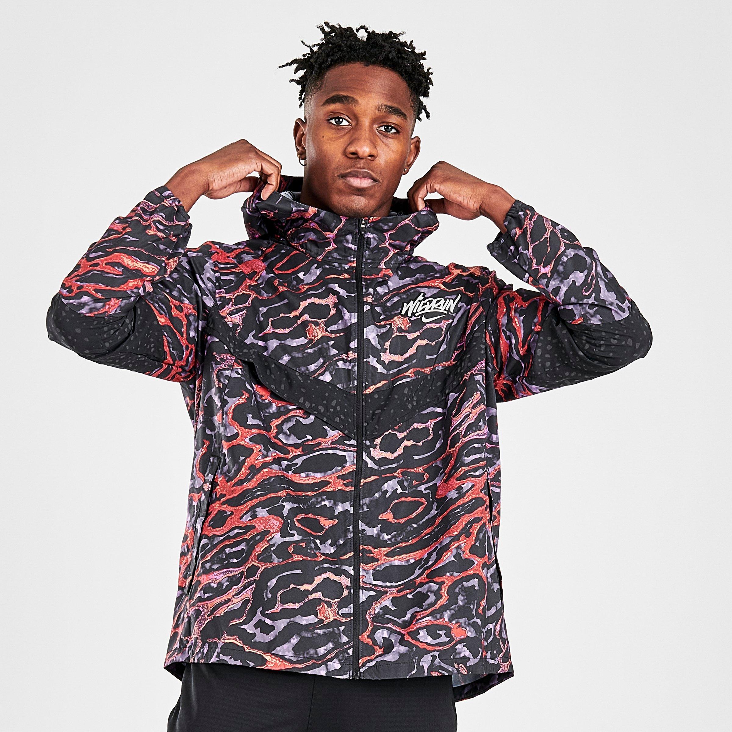 nike camo running jacket