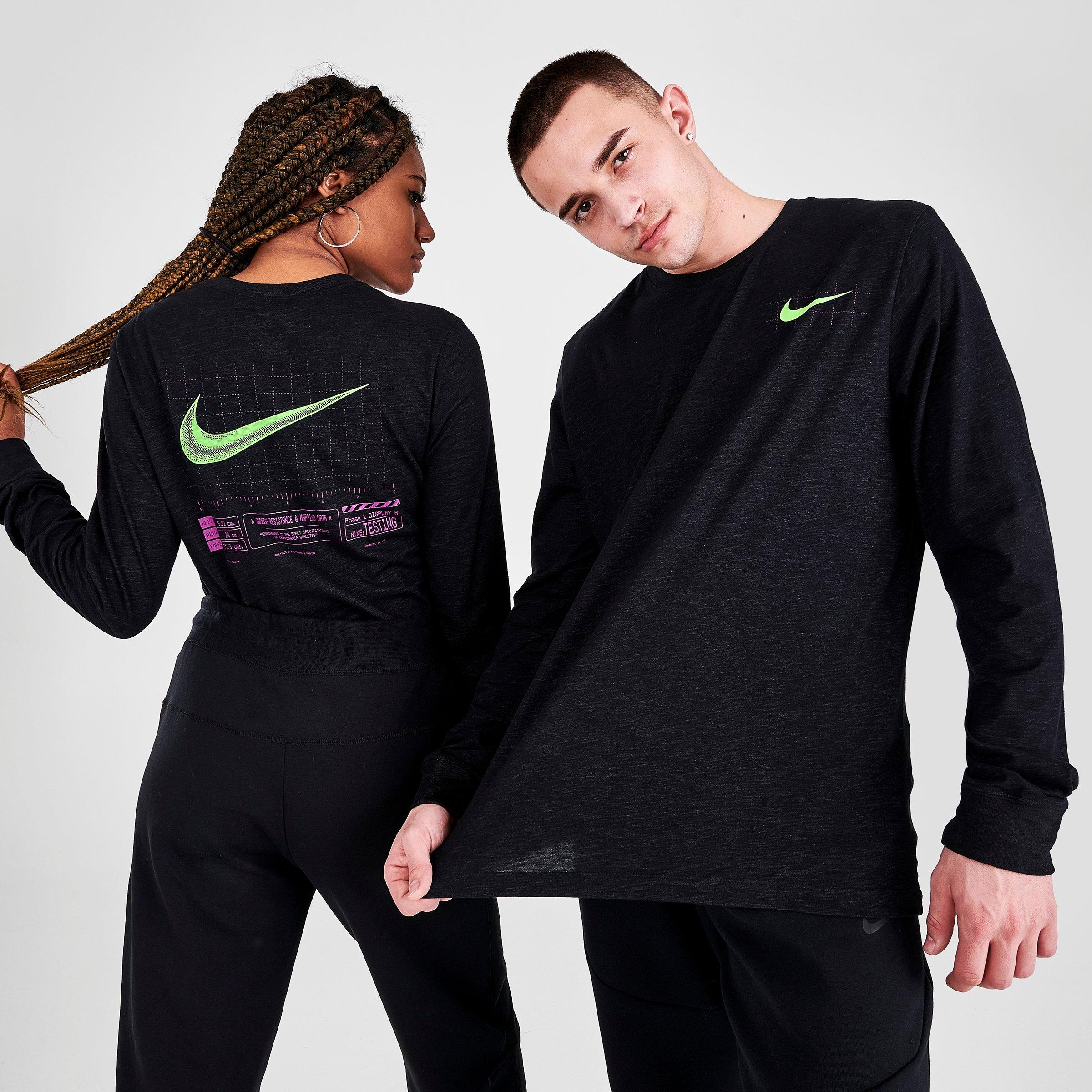 nike long sleeve t shirts dri fit