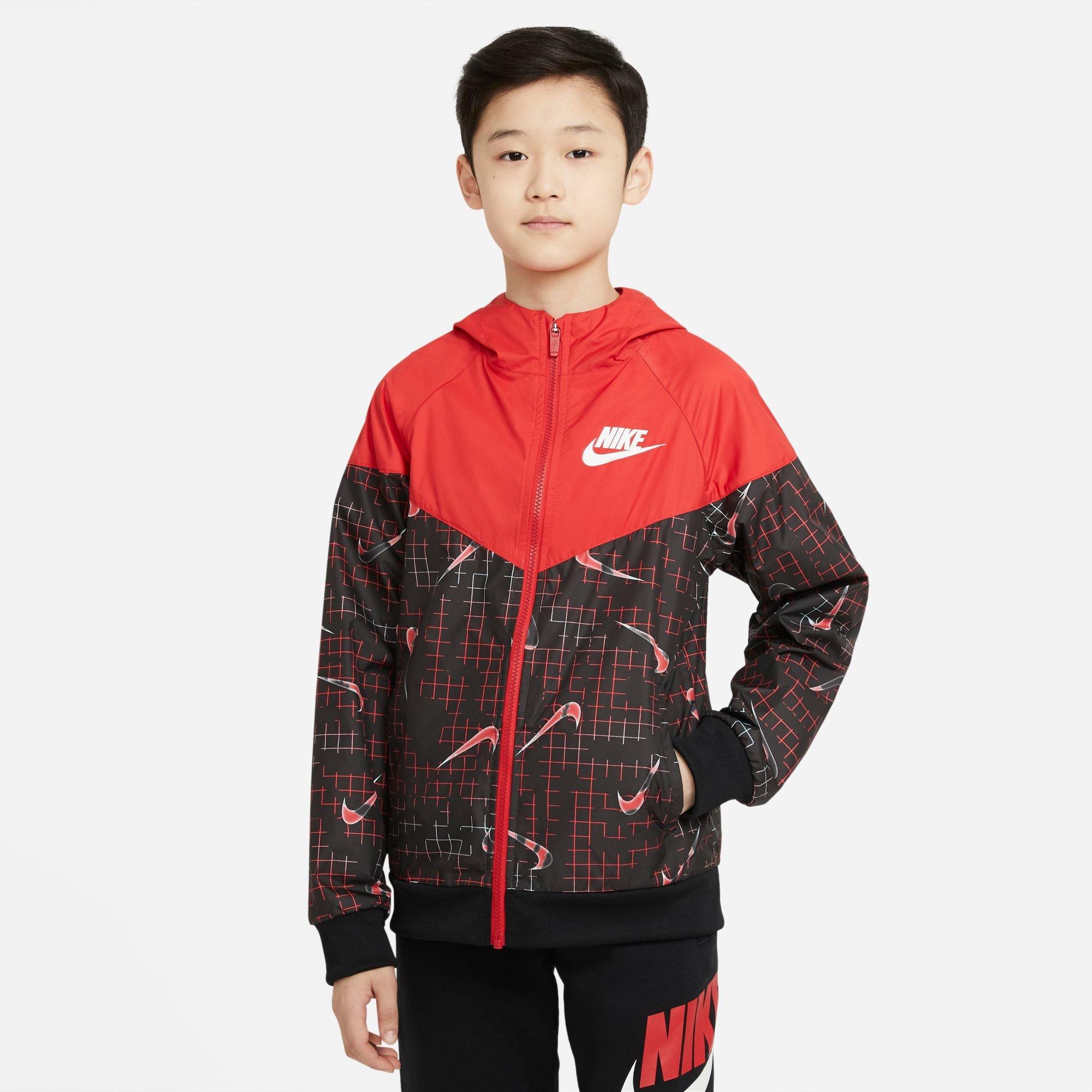 nike swoosh windbreaker jacket