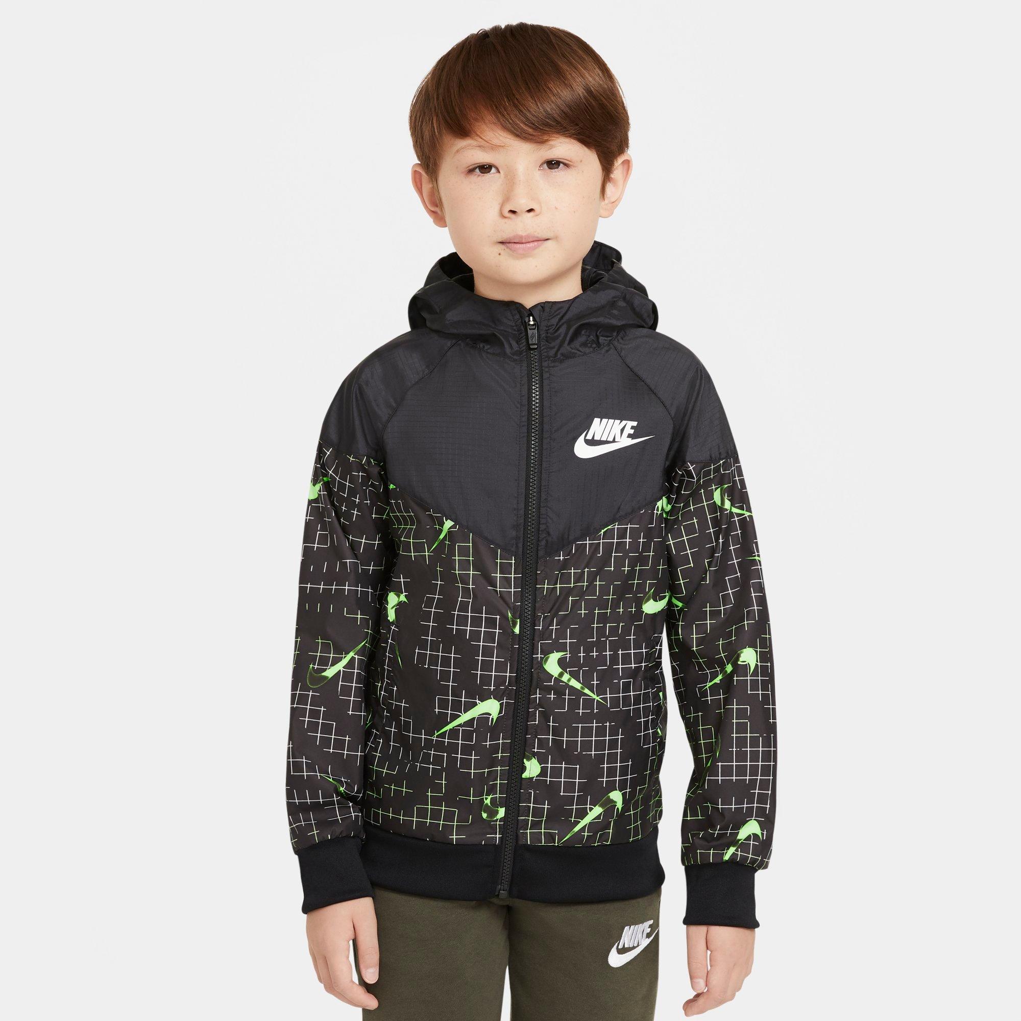 nike all over print windrunner jacket