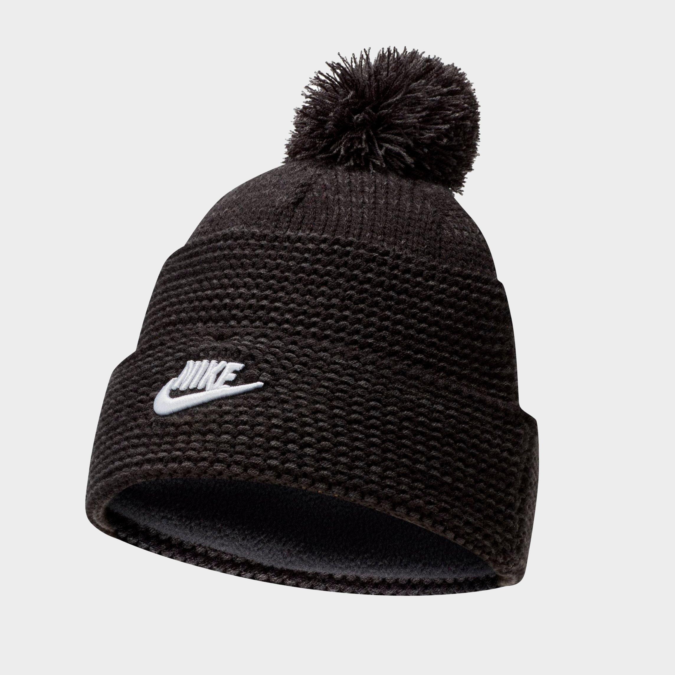 nike beanie hat black