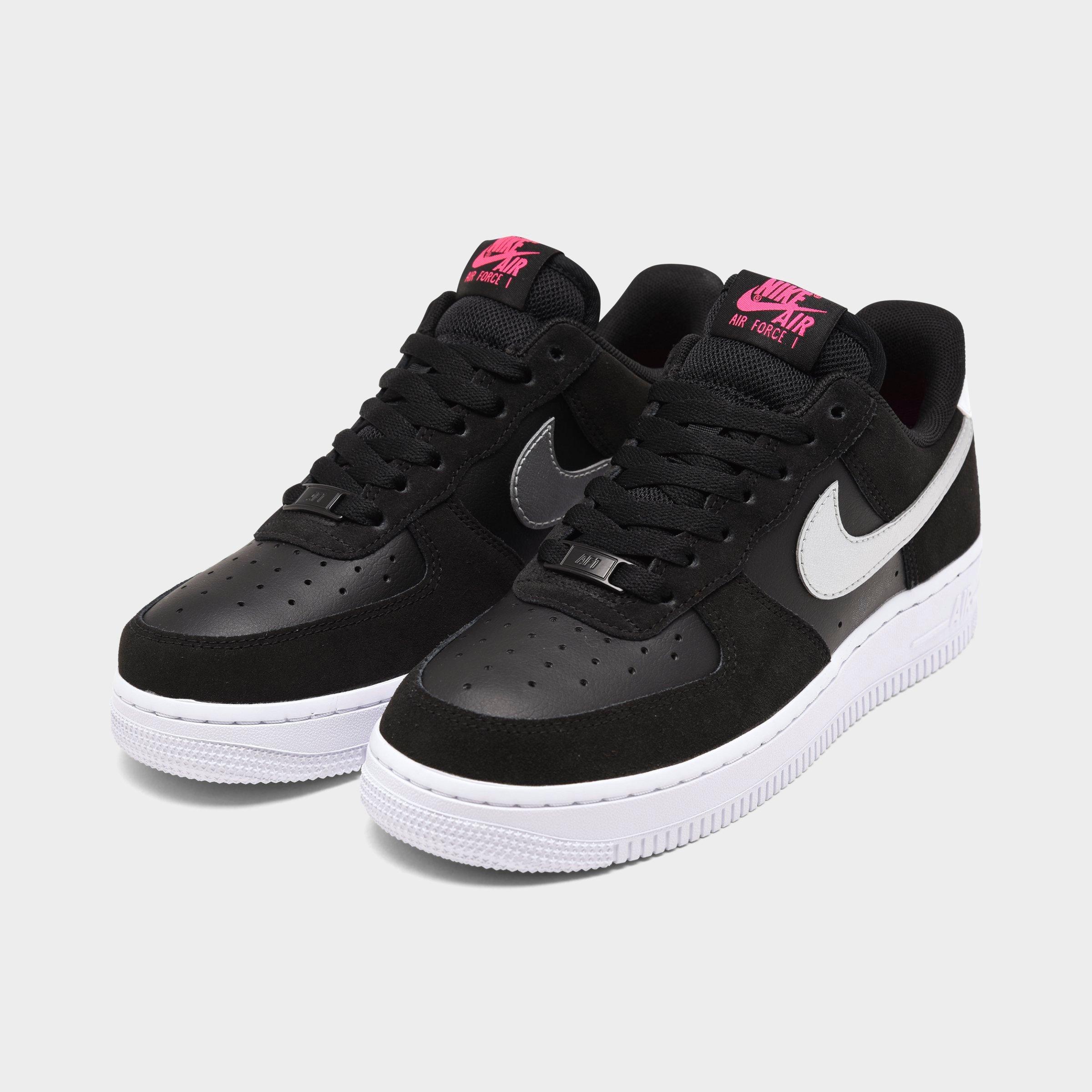 womens nike air force 1 black and pink
