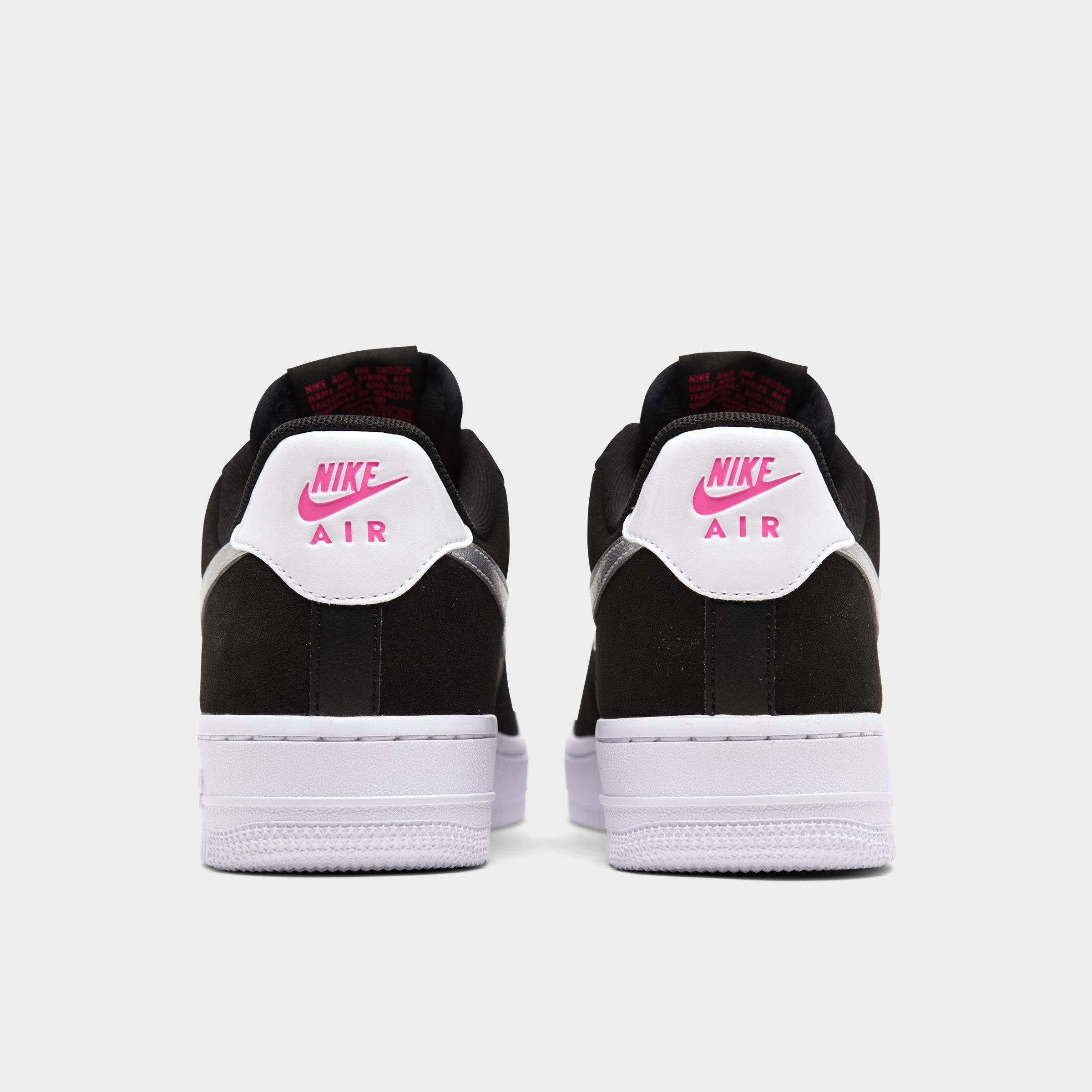 nike air force 1 womens pink and black