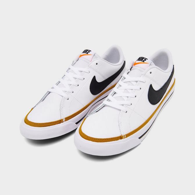 nike court legacy white/desert ochre/gum light brown/black