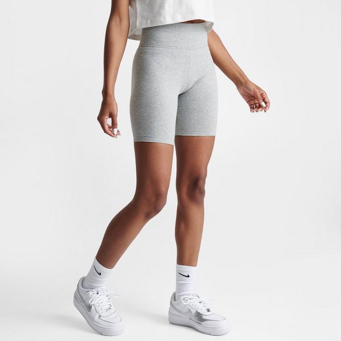 Nike white bike discount shorts