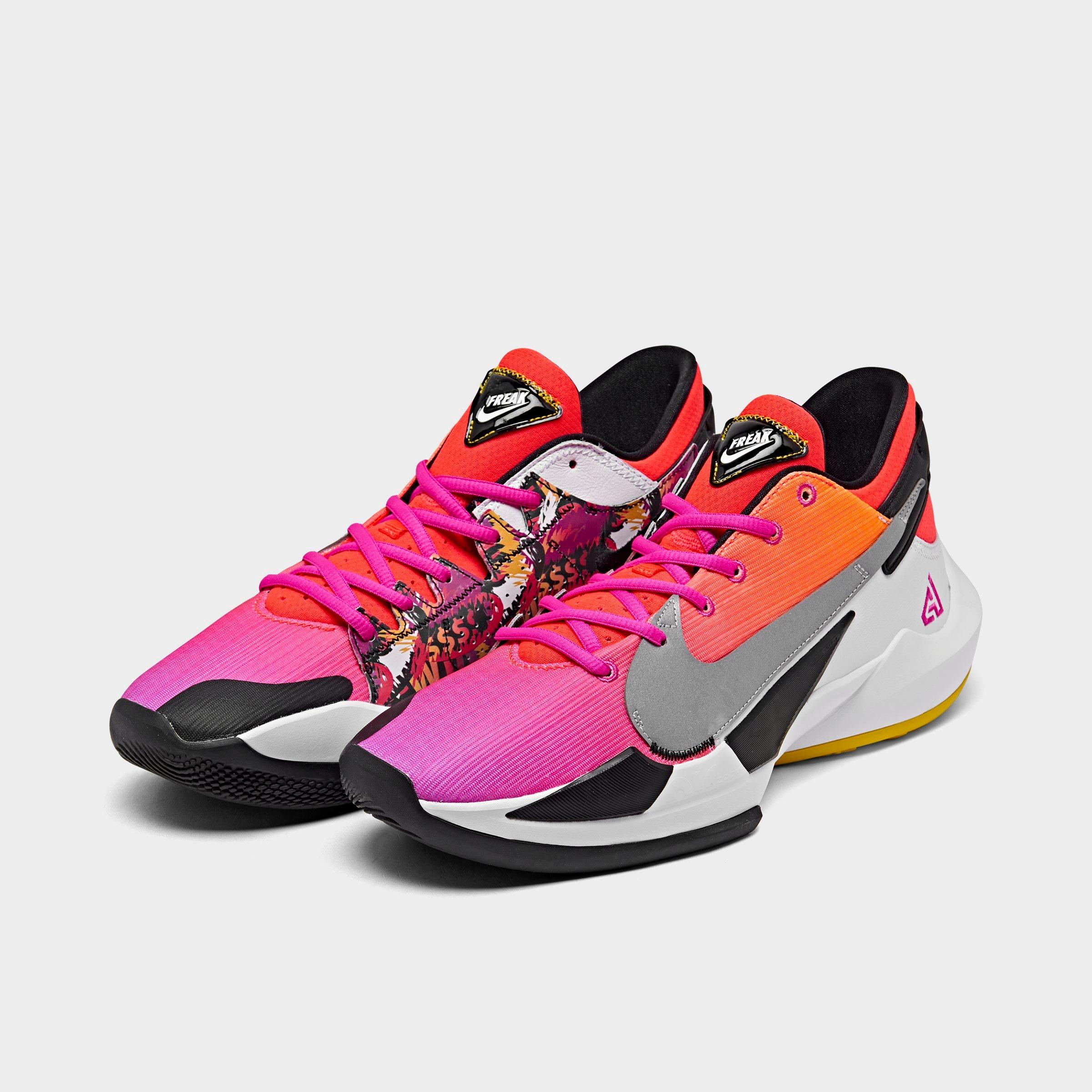 nike zoom basketball shoes pink