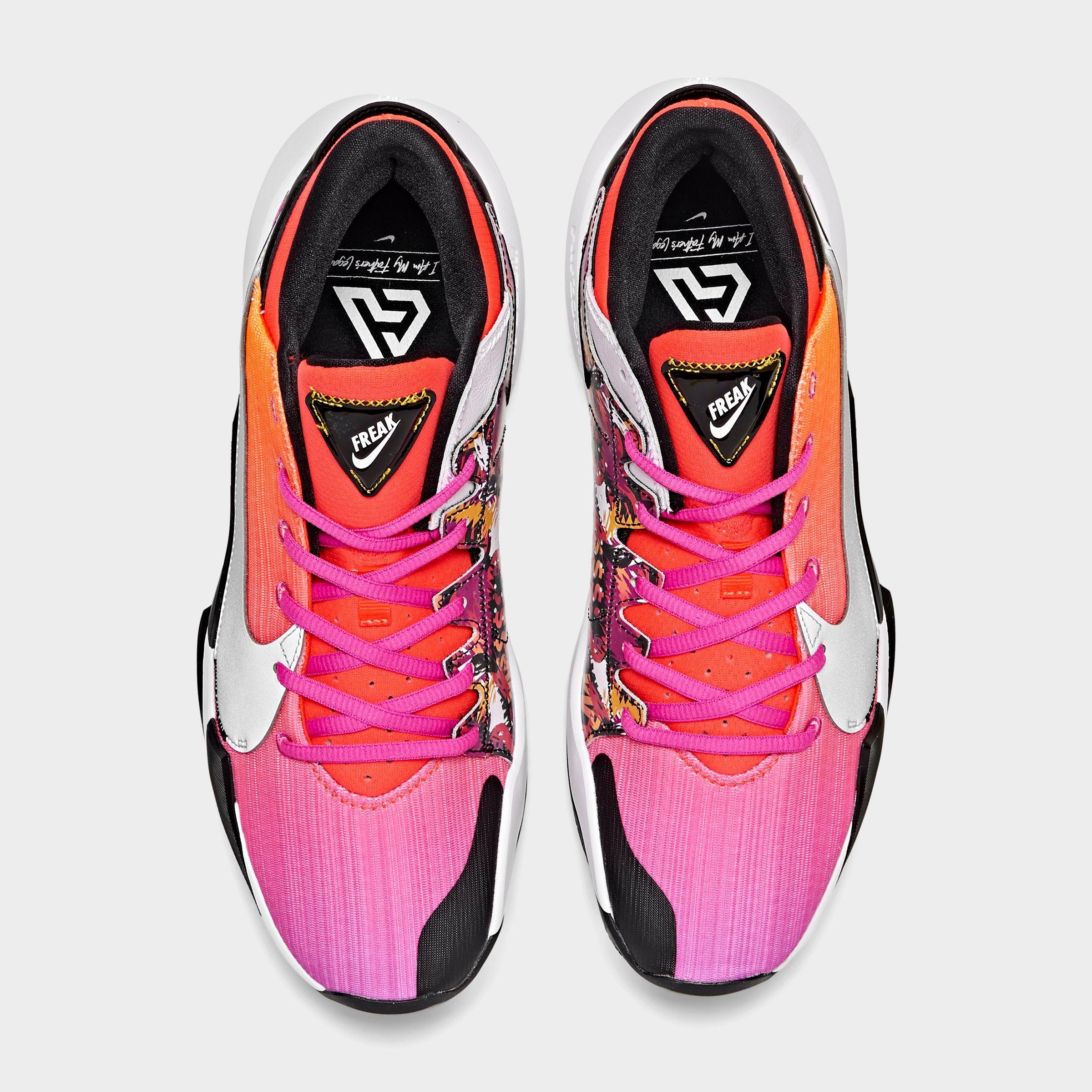 bright basketball shoes