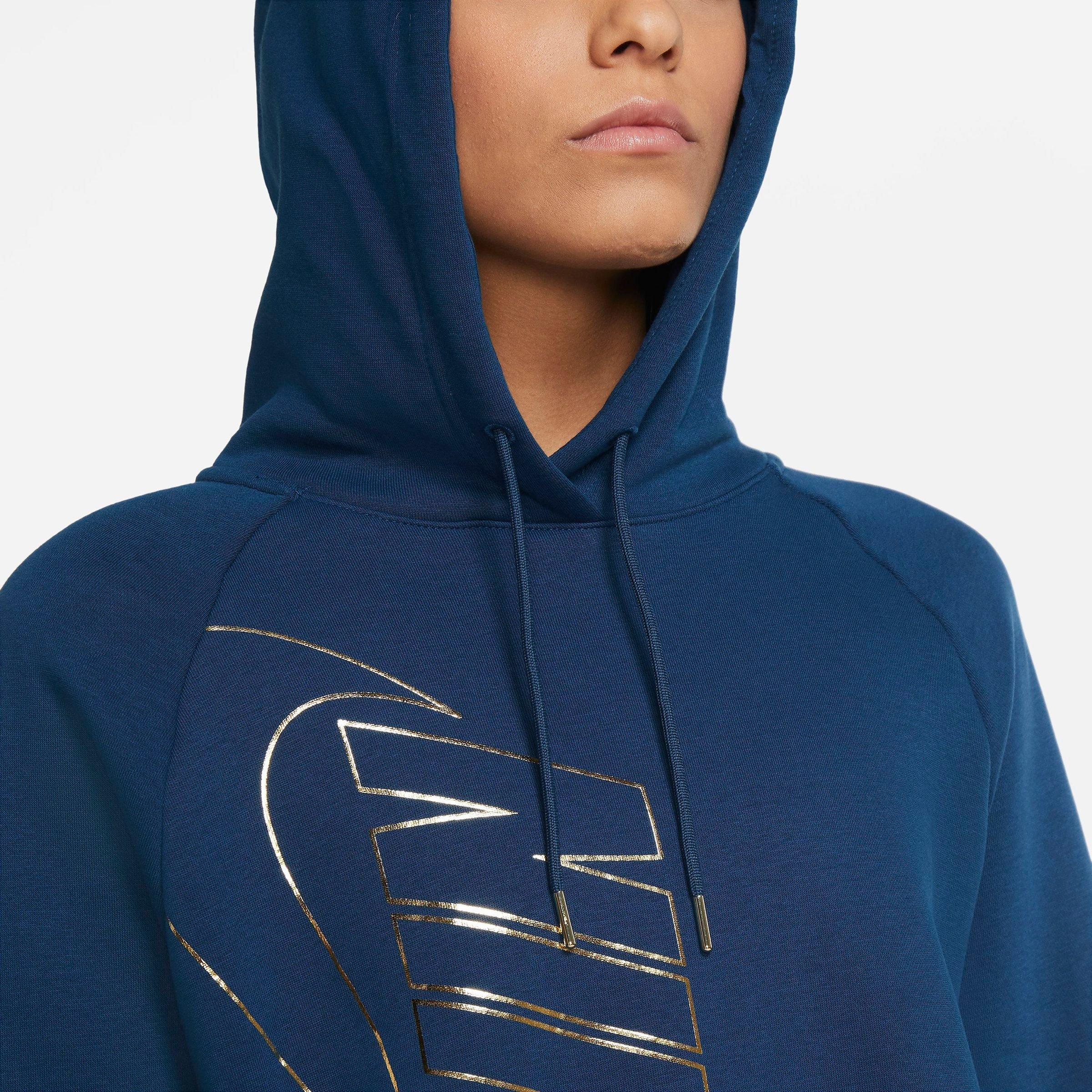 nike blue sweatshirt womens