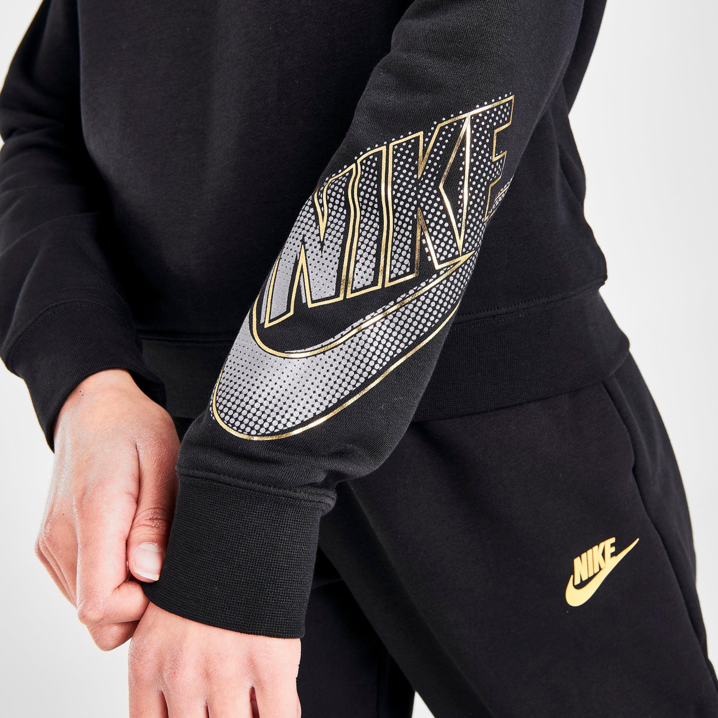 black and gold nike jumper