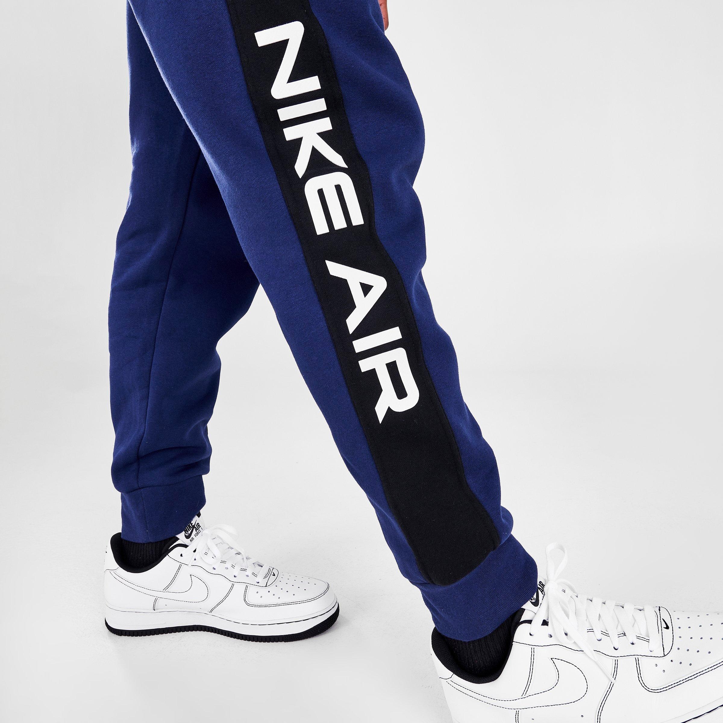 navy nike fleece joggers