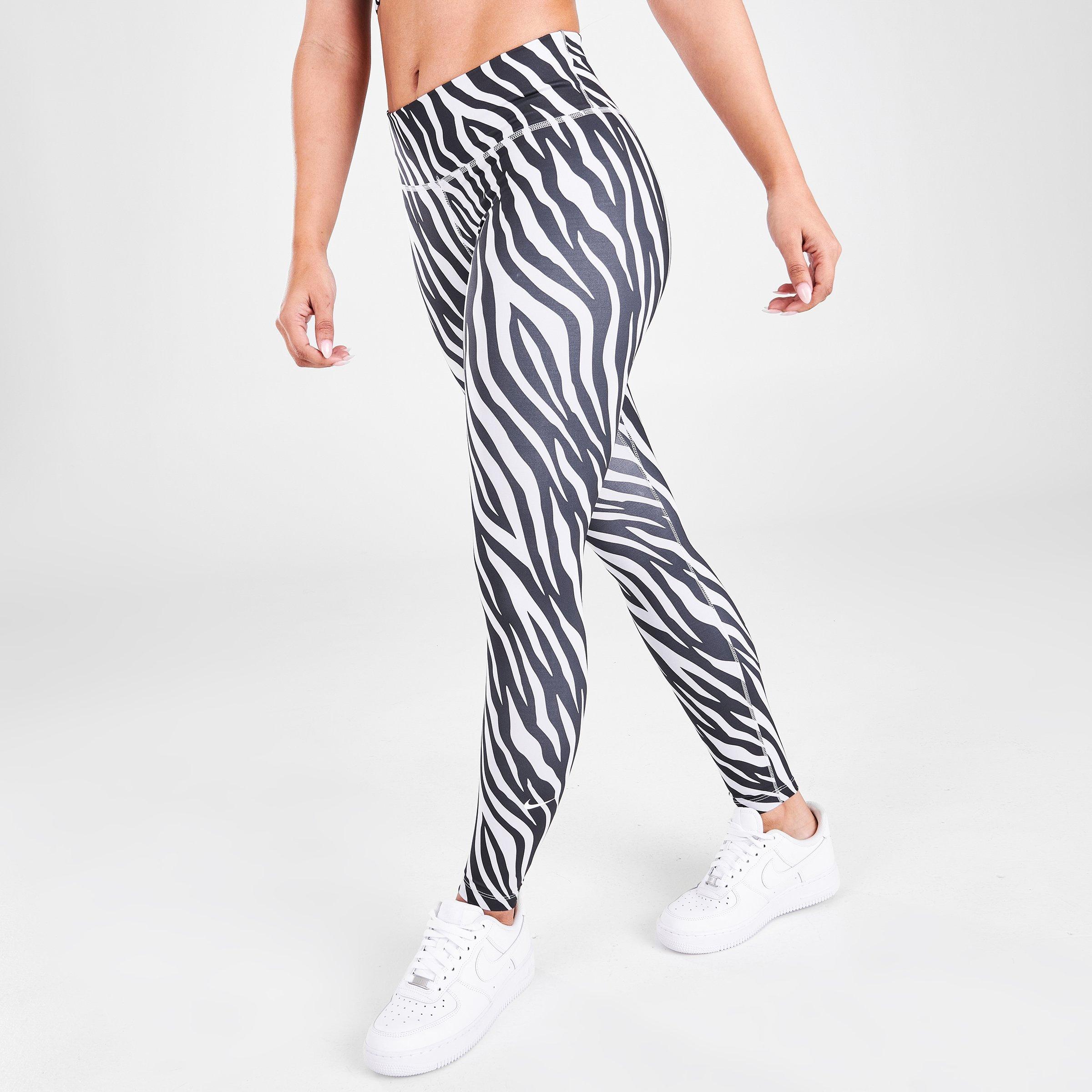 women's nike club animal print crop leggings