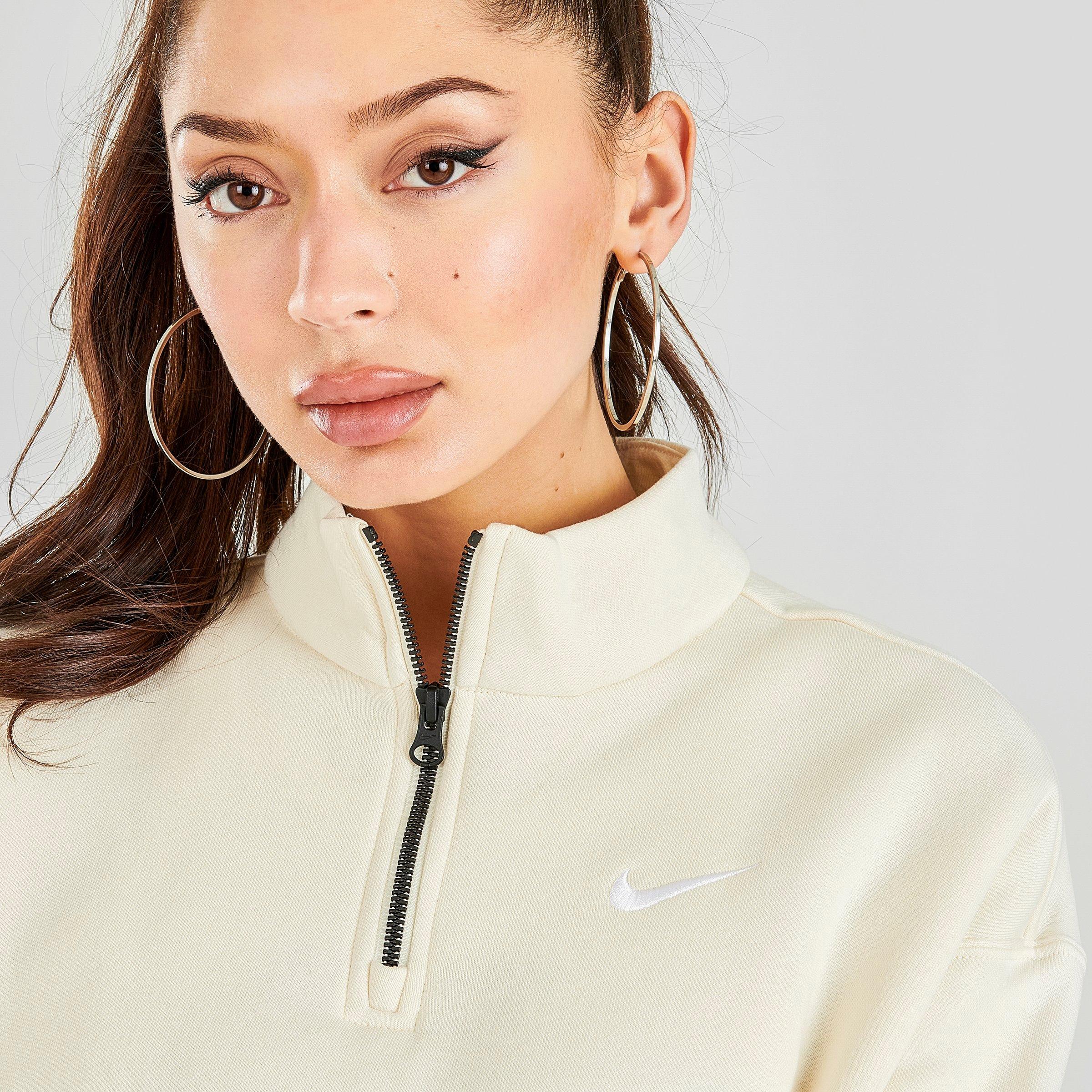 nike quarter zip womens fleece