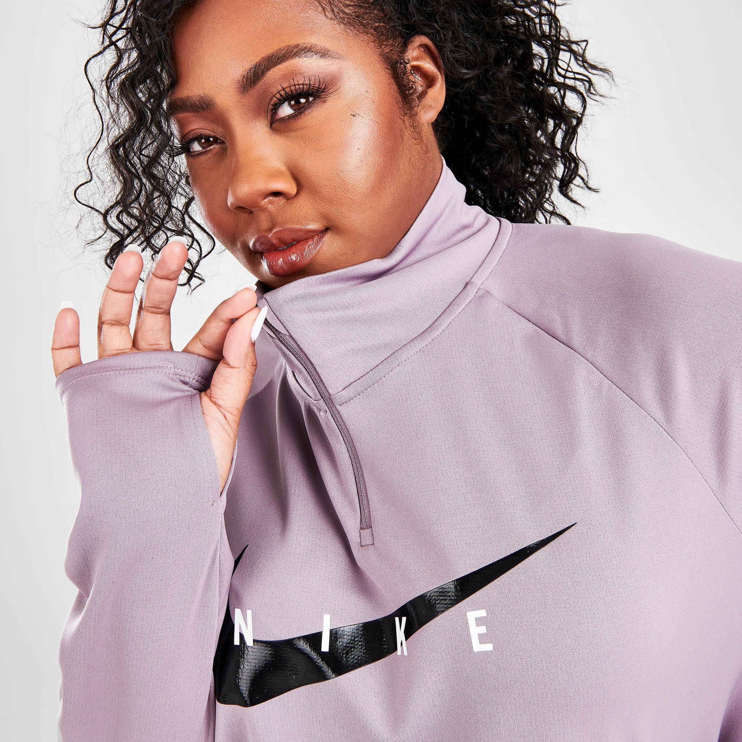 nike plus size half zip