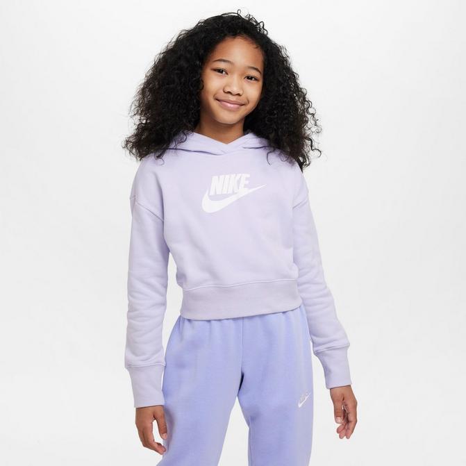 Persona hastighed efterskrift Girls' Nike Sportswear Club French Terry Cropped Pullover Hoodie| JD Sports