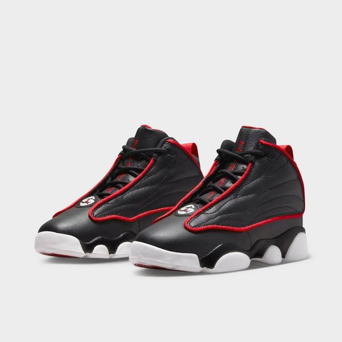 Jordan pro strong red and white sales