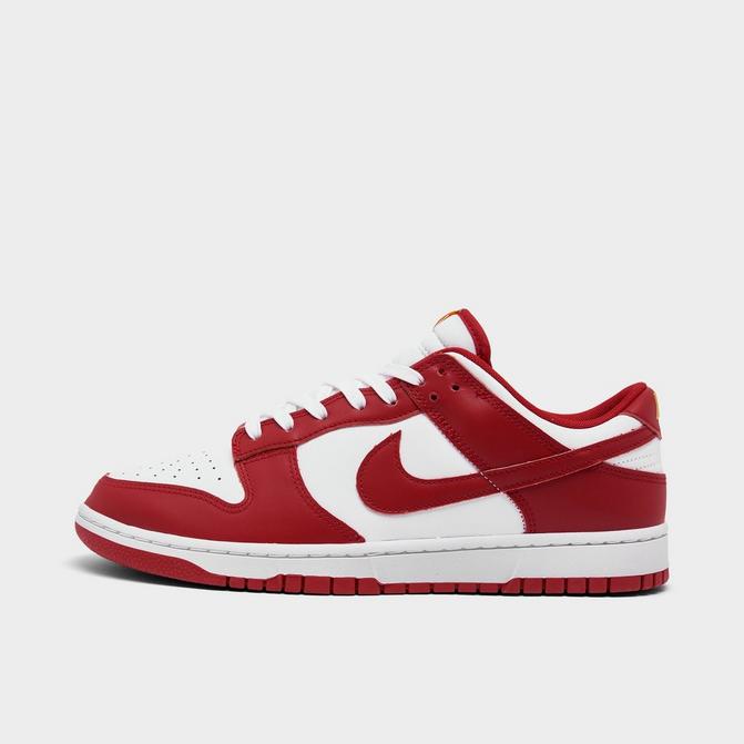 Red nike casual shoes on sale