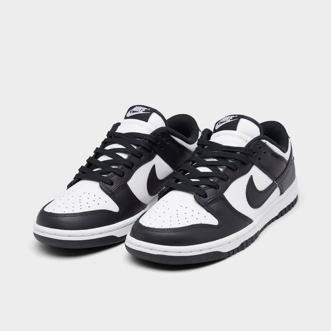 Nike black and white dunks h best sale