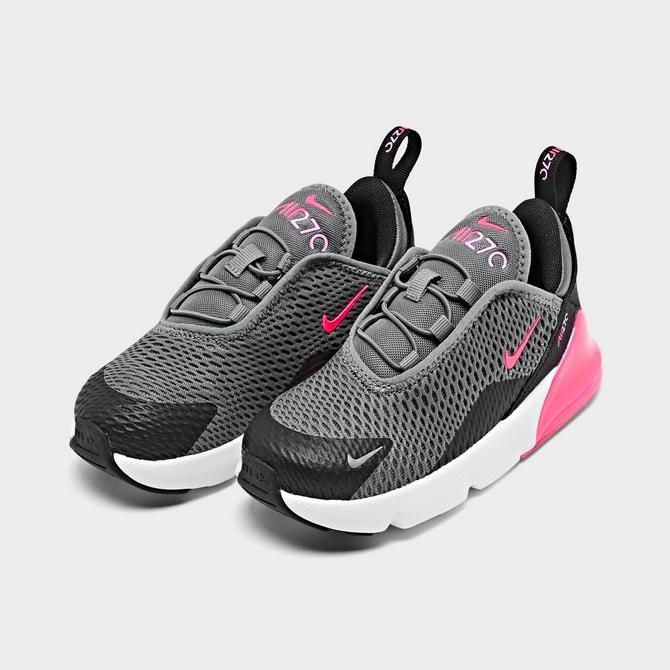 Toddler girl black 2024 and white nikes