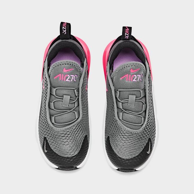 Toddler girl black clearance and pink nike shoes