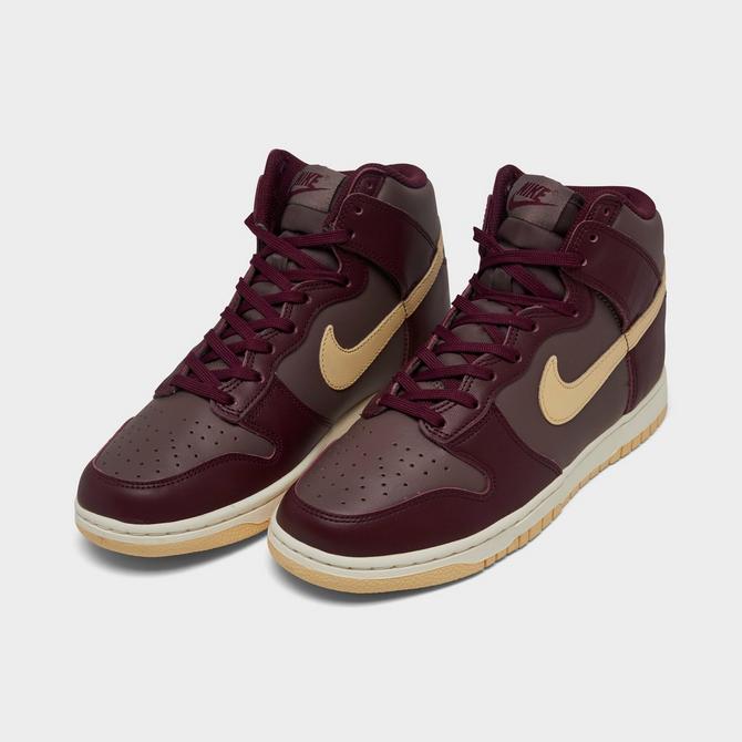 Maroon high top outlet nikes