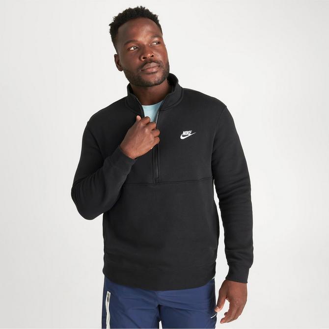 Fleece half best sale zip jacket