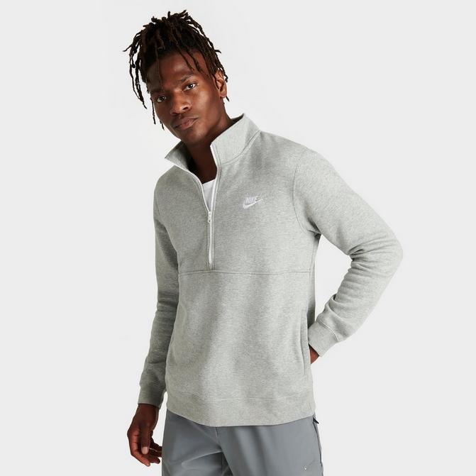 Nike men's half zip hot sale sweatshirt