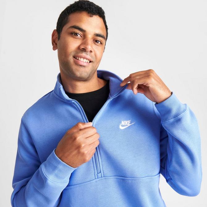 Nike pullover half hot sale zip jacket