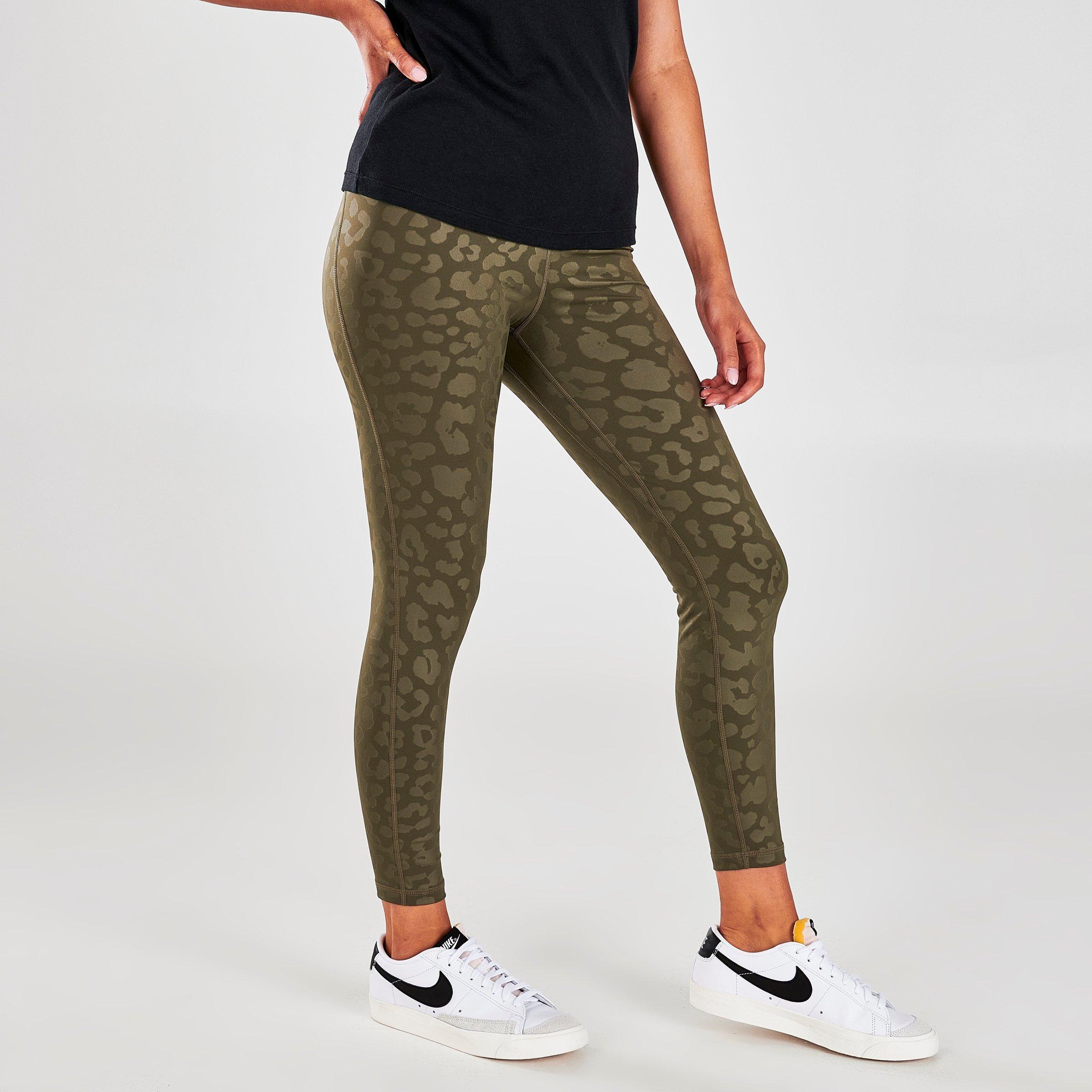 nike green leopard print