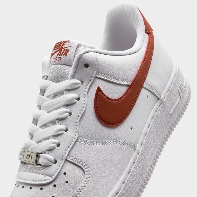 Nike Air Force 1 '07 (White/White-Gum Light Brown) 8.5
