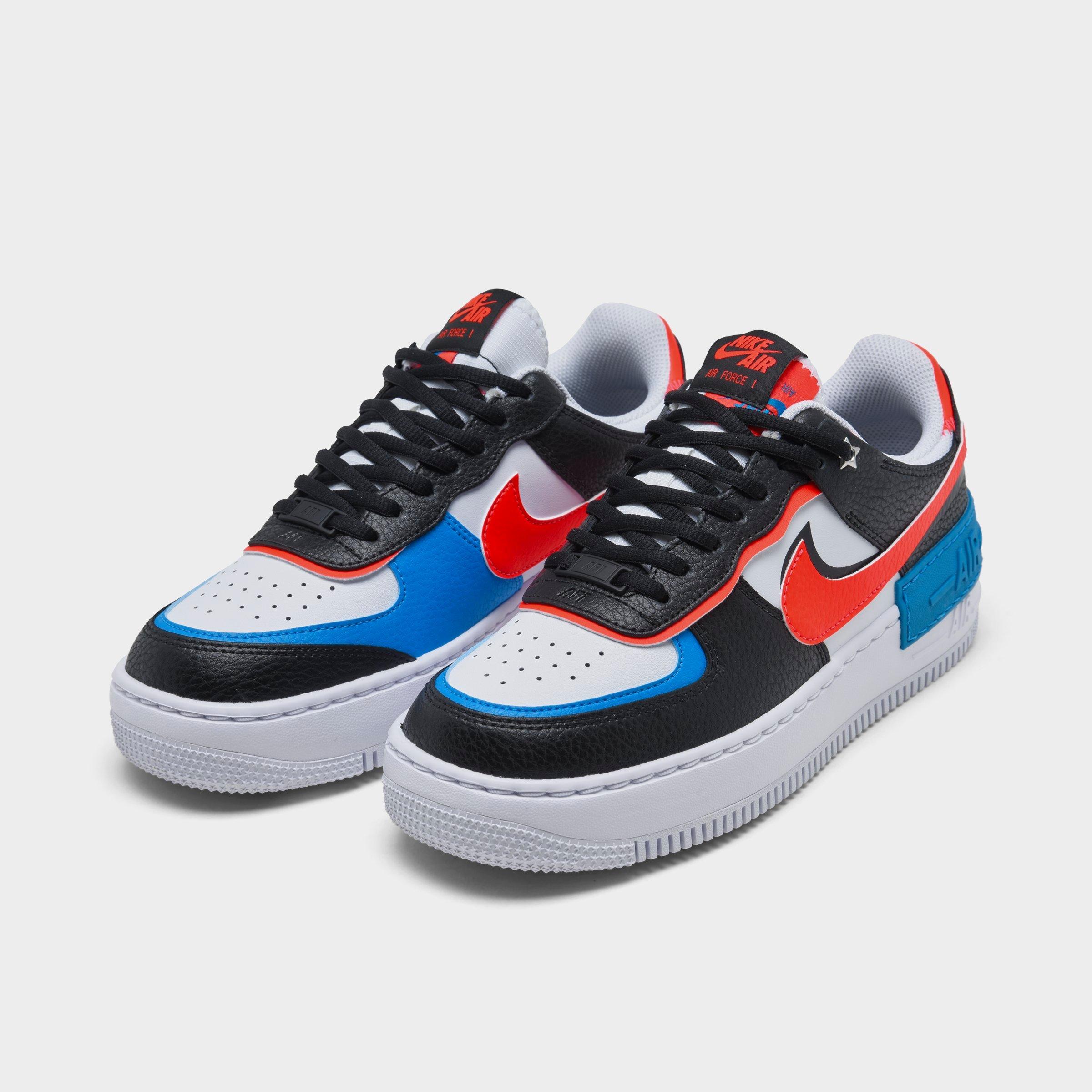 bright blue air force ones